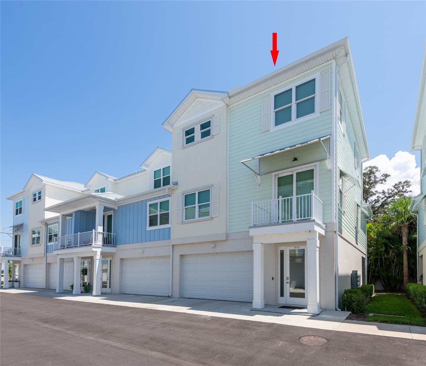 Don't miss your chance at this rare opportunity for like new construction, right in the heart of walkable, golf cart friendly, downtown Dunedin. The home is well equipped with all of the modern conveniences and stylish finishes one could want! Starting downstairs, you will find a four car, tandem garage that can hold all of the goodies that will come in use in this highly sought after town, with so much outdoor living going on. The garage is outfitted with epoxy flooring, My Que remote garage opener, tankless water heater and is wired for an EV hook up station. If you need additional work from home space, a home gym, or 4th bedroom, one could easily be added in the back two spaces! The first floor has a good sized, screened lanai for grilling and entertaining, with a ceiling fan. There is elevator access for each floor in the home, conveniently located just off the garage, kitchen, and primary bedroom. Heading to the main floor, you will instantly be taken in by the cheerful brightness that lights up the entire living space. You will find a well appointed kitchen with 42" uppers, granite counters, Samsung smart gas range with hood, cabinet pull out garbage, stylish backsplash and under cabinet lighting. The second story bedroom, with a full bath just off of it, a beautiful Murphy bed, and a balcony. The laundry room is conviently located off the kitchen and has plenty of cabinet space , and GE Profile washer and dryer, which do convey. The living / dining room combo makes for easy entertaining with plenty of space, with a balcony. Heading to the third floor you will first see the nice storage closet as a bonus. The primary bedroom will give you outstanding light as the home has a west exposure. The bathroom has a large walk-in shower, double vanities, a spacious closet, and a toilet room. The third bedroom (ensuite) has a with double closets, is perfect for all of those out of town guests that may come and stay awhile (pocket door off the room for privacy)! Some other things to know about this lovely end unit...A COMMUNITY POOL is slated to be under way soon! The home has fans throughout, lofty10' ceilings, security cameras, energy efficient hurricane impact rated windows, laminate flooring throughout, and custom silhouette shades. The construction of the home is the best you can get with insulated concrete forms (ICF). All of the charming downtown is completely walkable from this home, as well as the many, many miles of the pinellas trail. Enjoy the long list of restaurants, breweries, weekend markets, and all of the well planned festivals and parades that have helped shape this darling town. Just a quick trip to the best local beaches; Honeymoon Island, Clearwater beach and Fred Howard Park, to name a few. Close to the bustling Tampa areas, wonderful shopping, and nearby airports.