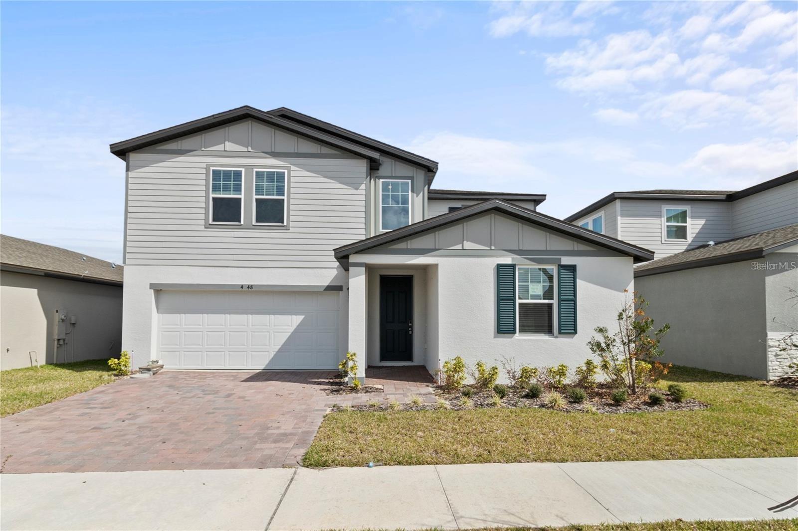Welcome to your new home in the desirable Hammock Reserve community of Haines City! This modern two-story residence backs up to peaceful conservation, giving you both privacy and a beautiful natural view.
Inside, you’ll love the open-concept layout where the kitchen flows seamlessly into the dining and living areas—perfect for entertaining or simply enjoying family time. A versatile flex space on the first floor can serve as a home office, playroom, or guest space to fit your lifestyle needs.
Upstairs, the spacious primary suite is a true retreat with an oversized walk-in closet and plenty of room to relax. Additional bedrooms and bathrooms provide comfort for family and guests alike.
Built with energy-efficient features, this home not only offers style and comfort but also helps you save on monthly utility costs. Hammock Reserve is conveniently located near major employers, shopping, dining, and top-rated schools, making it an excellent place to call home.
Don’t miss the chance to own this move-in ready home where comfort, convenience, and community come together.