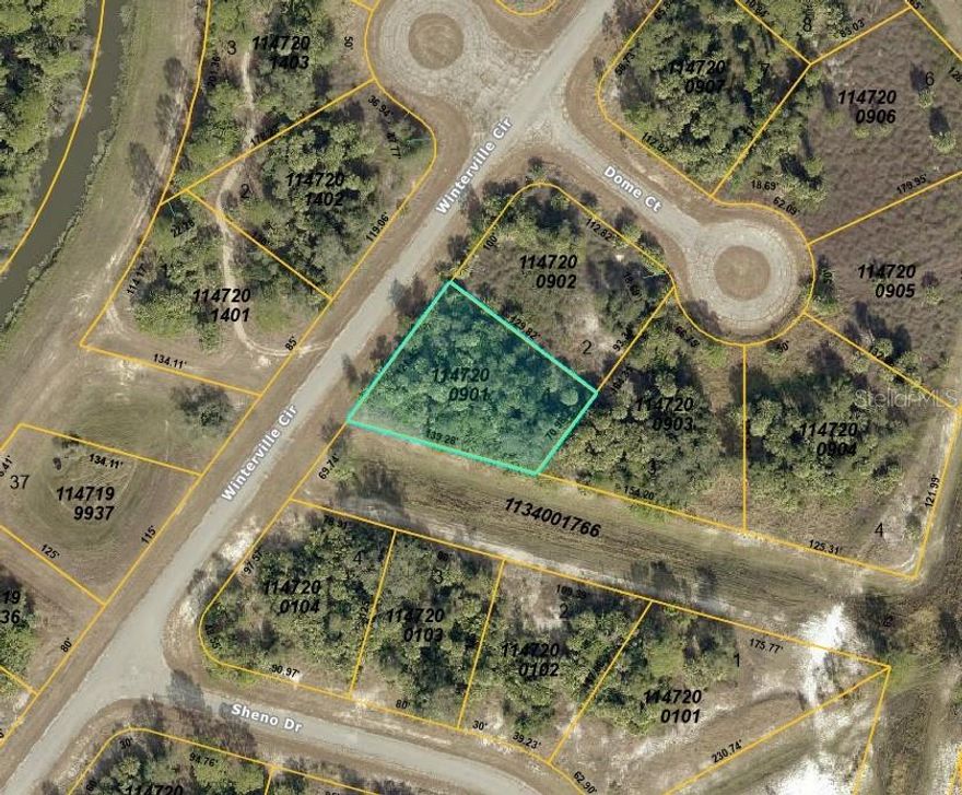 Come see this desirable and well priced over sized .26 acre lot in growing North Port!  This property is bordered by a drainage canal/greenbelt buffer and is in preferred flood zone X so no flood insurance should be required on your residence!  Great location in East North Port, ideal for your future development or investment portfolio!