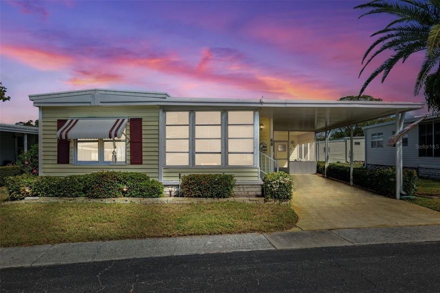 Discover relaxed Florida living in this charming home located in a desirable 55+ golf course community in Largo, complete with a Brand New AC Unit. This move-in-ready residence combines comfort, convenience, and value. Step inside to find a bright and inviting floor plan featuring spacious living and dining areas, perfect for entertaining or enjoying quiet evenings at home. The kitchen offers ample cabinet space and functionality, while the bedrooms provide comfort and versatility for guests or hobbies. Enjoy the friendly community atmosphere and a variety of amenities designed for an active lifestyle, including a golf course, shuffleboard courts, tennis courts, multiple pools, clubhouse and beautifully maintained grounds. Your monthly fee includes Cable TV, Internet, Grounds Maintenance, Sewer, Trash, and Water, so you can focus on enjoying the good life instead of chores and bills. Located close to shopping, dining, medical facilities, and just a short drive to the Gulf beaches, this home offers the perfect balance of convenience and tranquility. Don’t miss your chance to enjoy the Florida lifestyle you’ve been dreaming of, schedule your private showing today!