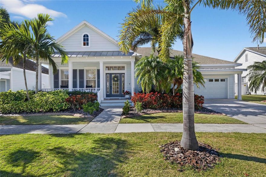 5240 Brighton Shore Drive, Apollo Beach, FL | 4 Bedrooms | 3 Bathrooms | 3,049 Sq Ft | Single-Story | Pool & Spa | Gated MiraBay

5240 Brighton Shore Drive is a single-story, four-bedroom, three-bathroom pool home offering 3,049 square feet of living space, located in the gated waterfront community of MiraBay in Apollo Beach. The home includes a fenced backyard, a two-car garage, and a functional floorplan designed for everyday living and entertaining.

Inside luxury vinyl flooring runs throughout complimented by crown molding, tray ceilings, recessed lighting, arched doorways, and custom art niches. The home features a natural gas fireplace, built-in mudroom, ceiling fans, a neutral finishes, attic flooring for added storage, and a whole home water softener and filtration system.

The kitchen is a standout featuring quartz countertops, 42-inch upper cabinets with crown molding, new stainless steel appliances, a built-in oven and microwave, natural gas cooktop, wine refrigerator, French-door refrigerator, herringbone backsplash, large basin sink, and a center island with breakfast bar seating. The kitchen opens to the main living areas.

Smart-home features include keypad entry, a WiFi-enabled garage door opener, WifFi-enabled thermostat with multi-zone HVAC, Ring doorbell, WiFi irrigation system, and integrated interior and exterior speakers.

The primary suite offers a private retreat with a walk-in closet, dual split-sink vanities, a freestanding soaking tub, and a frameless glass shower with a rain shower head and full tile surround.

Outdoor living is highlighted by a covered and screened patio with ceiling fans and space for a mounted television, overlooking a pavered pool and heated spa. The pool equipment was fully replaced and the pool was resurfaced in December 2024. The backyard is fully fenced, and additional exterior features include outdoor lighting and hurricane shutters.

Major system updates include a roof replacement in August 2023 and replacement of both HVAC units in July 2024.

MiraBay offers gated access and amenities including two heated community pools, a two-story 24-hour fitness center, clubhouse, tennis and pickleball courts, walking and biking trails, and golf-cart access to MiraBay Village shopping and dining.