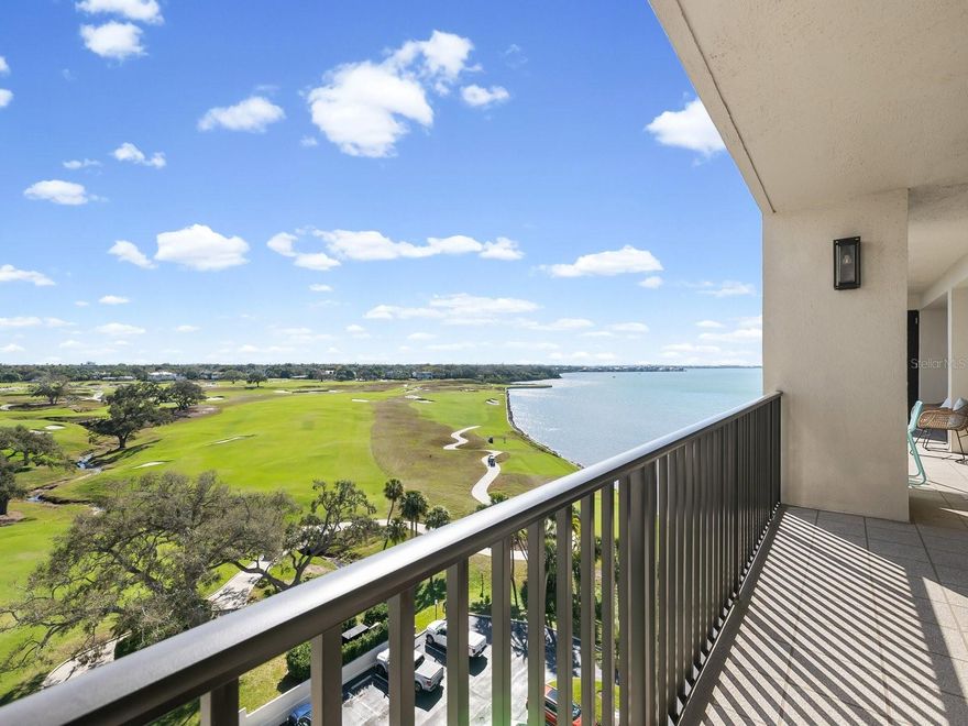 Recently Reduced — Penthouse with Sweeping Golf & Intracoastal Views + Belleair Country Club Priority List.

Now offered at a new price, this penthouse residence in South Garden Building 4 presents a rare opportunity to enjoy expanded living space, sweeping views, and priority placement on the Belleair Country Club membership waiting list.

Perched on the penthouse level, the residence offers over 150 additional square feet, incorporated into the living room to create a noticeably more open and airy main living space rarely found in other units within the building.

Positioned at the end of the residential buildings, the home enjoys wide, unobstructed views of both the golf course and the Intracoastal Waterway, enhancing privacy while capturing the natural beauty that defines the Belleair lifestyle.

Interior features include laminate flooring throughout the main living areas and elevated finishes in both bathrooms. The primary bath showcases Calacatta marble imported from Portugal, while the guest bath features ceramic tile with quartz countertops. The kitchen offers quartz surfaces paired with a quartzite island, complete with additional concealed storage—ideal for both everyday living and entertaining.

Custom-built bathroom vanities add thoughtful design and functionality throughout the home.

The residence is offered furnished, allowing for immediate enjoyment.

Additional highlights include one assigned parking space and a private storage closet in the parking deck (approximately 4x8).

A distinctive feature is the foyer mirror crafted from shingles reclaimed during the Belleview Biltmore deconstruction, offering a meaningful connection to the property’s historic roots.

Ownership in this building places residents at the top of the waiting list for Belleair Country Club membership, a highly sought-after advantage in one of Florida’s most historic golf communities.

Residents enjoy a gated and guarded setting, a private South Garden pool, and close proximity to the clubhouse, championship golf courses, dining, marinas, and Pinellas County’s renowned Gulf beaches.

A true penthouse opportunity where space, views, history, and location come together.