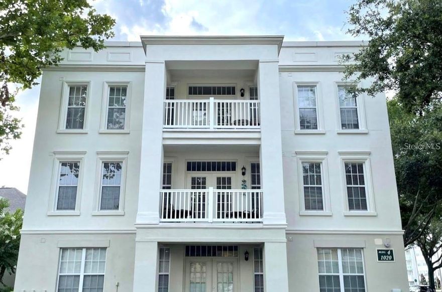 An extremely bright and sunny home in excellent condiyion. You will enoy everything Celebration has to offer when you call this delightful, fully refurbished, condo your home.  Take a swim in the community pool, or work out in the adjacent gym which are both just strides away.  Or stroll into town to meet friends, a meal in one of the great restaurants, or relax by the beautiful lake.  You will adore this lovely home, new paint, new cabinets in the kitchen, new appliances, new granite counters and sink, renovated bathrooms, new blinds, and a brand new AC system!!.  All tastefully done and ready for you to move in.   Well planned, with a split bedroom plan, kitchen overlooking the family and formal dining area, and French doors leading to the balcony.  Imagine savoring your morning coffee sat on the balcony whilst planning your day!  Siena is a beautiful, peaceful and manicured community which has access to an immense range of facilities which include multiple community pools (some heated throughout the year), tennis courts, kiddies play areas, dog park, pickleball courts,  library, parks, gardens, miles of boardwalks and beautiful trails, fishing lakes, plus so much more.  Also..... as a resident you will have access to a wide range of community events and clubs to enjoy.  In just minutes you can be in Disney Springs or any of the Disney parks, both coasts are in easy reach and Orlando International Airport is just 30 minutes away.