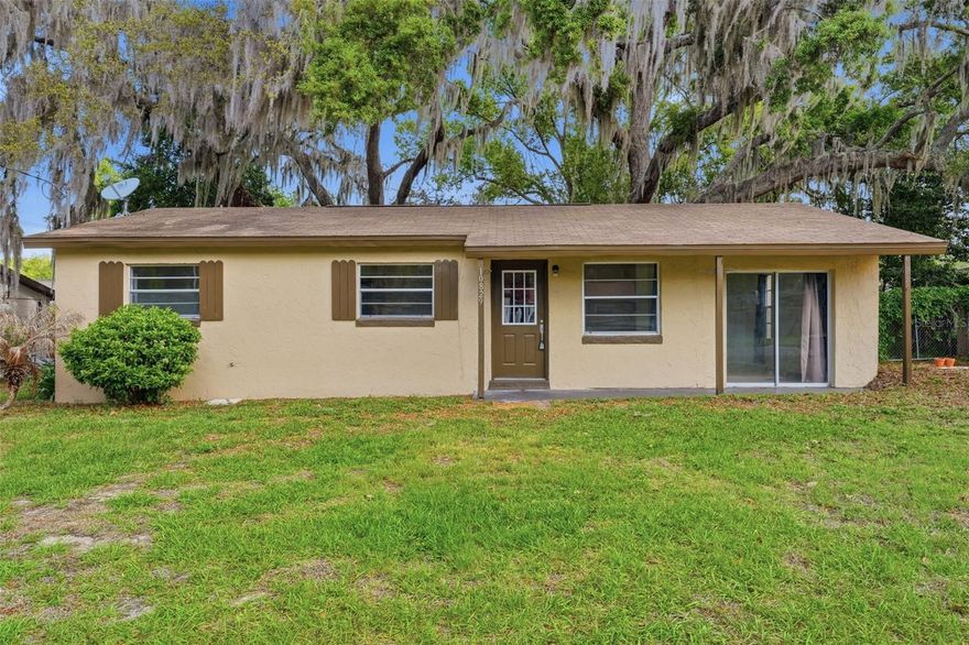 Great First Home or Investment property.  This 3 Bedroom 1 Bath home is located in a quiet, established neighborhood just a couple blocks off Lake Harris. No HOA or deed restrictions. Come make this one yours!! Motivated sellers, bring all offers. More photos available March 31st.