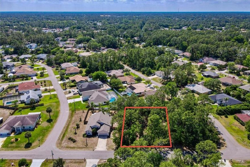 Build your dream home on this beautiful vacant lot in the desirable Pine Lakes neighborhood of Palm Coast. This blank canvas offers the perfect opportunity to bring your own blueprints and vision to life. Surrounded by established homes and located close to shopping, dining, schools, and golf, this homesite combines convenience with a peaceful residential setting. Don’t miss your chance to create something special in one of Palm Coast’s most sought-after communities!