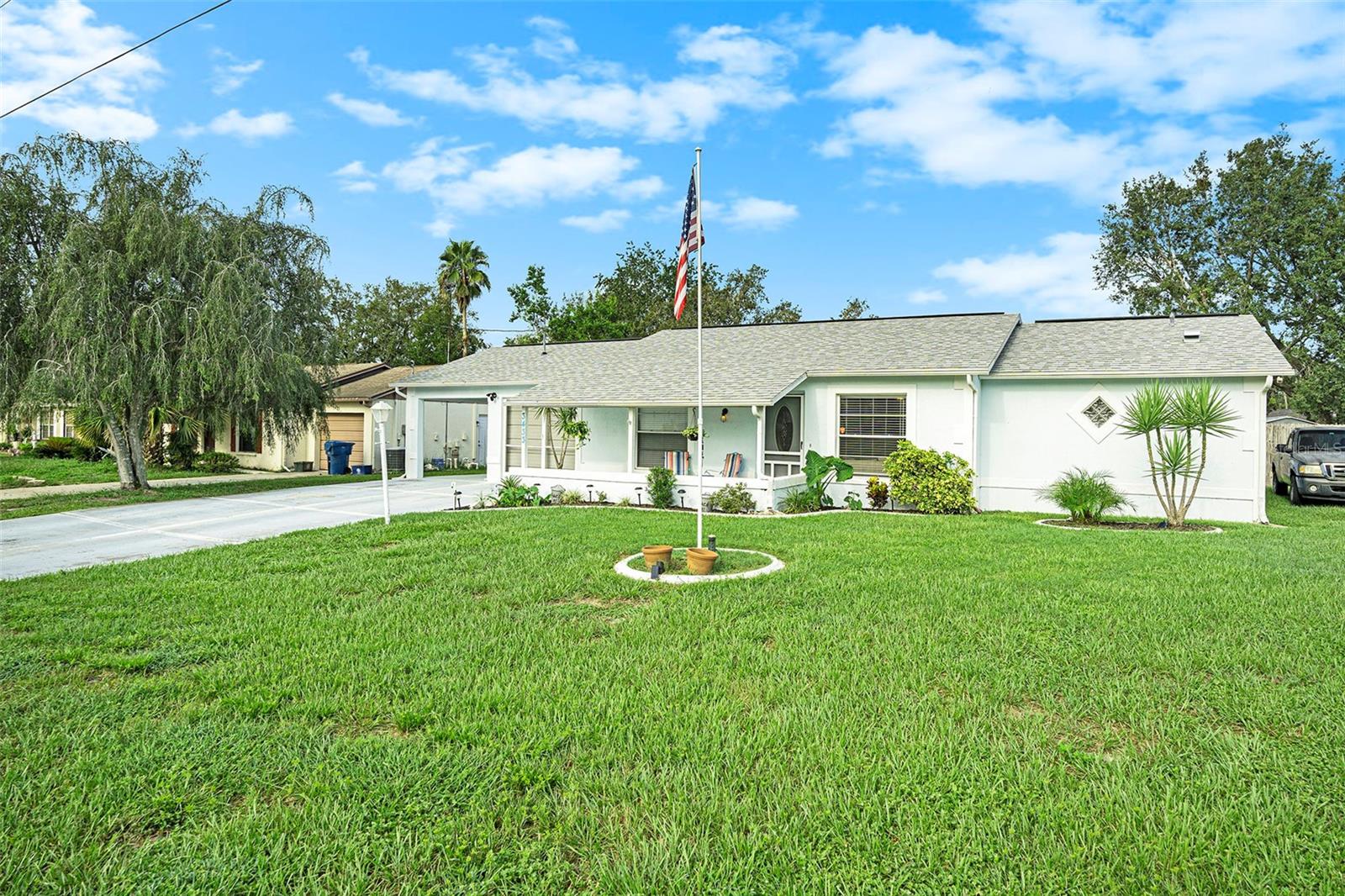 Don't miss this beautifully maintained 3-bedroom, 2-bathroom POOL HOME With NEW ROOF, NEW AC, NEW HVAC located in the heart of Spring Hill, Florida. Perfect for families, this residence offers a warm and inviting layout designed for both comfort and convenience. The home features a spacious living area with a built-in entertainment center and cozy fireplace, a modern kitchen with updated finishes, and laminate flooring throughout the main living spaces and primary bedroom. Step outside to enjoy your private screened-in pool—ideal for weekend gatherings, summer fun, and quiet relaxation.
Families will appreciate the proximity to quality schools such as Explorer K-8 and Frank W. Springstead High School, as well as nearby parks, playgrounds, and recreational areas including Weeki Wachee Springs State Park, Pine Island Beach Park, and the Suncoast Trail. Shopping, dining, and essential services are all within easy reach, and with quick access to the Suncoast Parkway, Tampa is less than an hour away.
Whether you're enjoying poolside afternoons, exploring the local parks, or hosting family gatherings, this home provides the perfect backdrop for creating lasting memories. With its modern upgrades and prime location, 3433 Montano Avenue is ready to welcome you home.