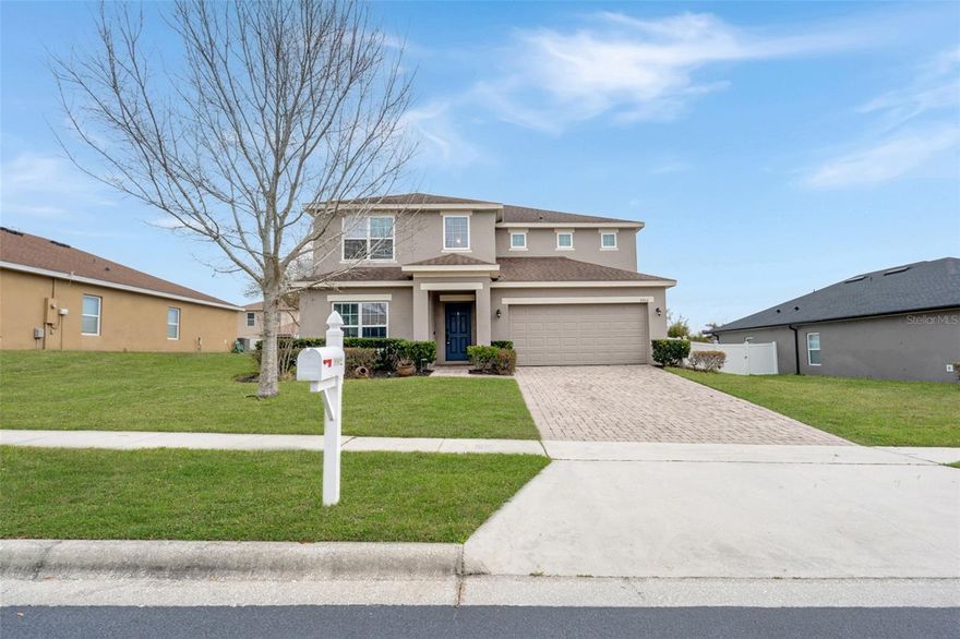 Welcome to this beautifully maintained two-story 4 bedroom, 2.5 bath home offering a spacious
and functional layout perfect for both everyday living and entertaining. The main floor features a
bright open floorplan with seamless flow between the living, dining, and kitchen areas, along
with an additional great room that can easily serve as a media room, playroom, or secondary
living space. A stylish barn door was added to provide privacy and flexibility for this versatile
room.
Upstairs you’ll find a large loft area along with all four bedrooms, creating a comfortable
separation between living and sleeping spaces. The spacious primary suite offers a relaxing
retreat with dual vanities, a soaking tub, walk-in shower, and generous space to unwind.
Step outside to enjoy a covered lanai overlooking a private pool and a spacious fully fenced
backyard, perfect for outdoor entertaining, relaxing evenings, or weekend gatherings.
This home also features several thoughtful upgrades including recent interior paint with
high-end paint, freshly painted pool deck, textured laminate flooring downstairs, a motorized
aluminum privacy screen on the lanai, new garbage disposal, and a whole-house carbon
filtration system.
With its open layout, flexible living spaces, and inviting outdoor area, this home offers the
perfect combination of comfort, style, and functionality.