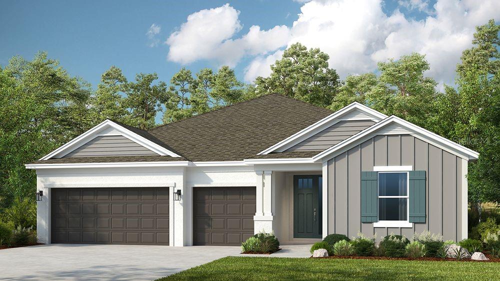 Under Construction. New Construction - October Completion! Built by America's Most Trusted Homebuilder. Welcome to the Saint Croix at 14242 Sawmill Street in Firethorn! This home has everything you’ve been looking for, from beautiful curb appeal to an open layout filled with natural light. Step inside from the front porch to a welcoming foyer that connects to two secondary bedrooms, each with its own full bath. Continue into the heart of the home where the kitchen, complete with a center island, flows into the great room and out to a spacious covered lanai—perfect for relaxing or entertaining. The primary suite is tucked away at the back for privacy and features a large walk-in shower, dual sinks, and an oversized closet, while a third secondary bedroom with an attached bath sits just off the great room. You’ll also love the versatile flex room, ready to become whatever you need. Your new home at Firethorn in Parrish, FL, combines peace and convenience in an ideal location, with Sarasota, Tampa Bay, Siesta Key, and St. Petersburg all just a short drive away. Additional highlights include: gourmet kitchen, a pocket sliding door out to the covered lanai, and an outdoor kitchen rough-in on the lanai. Photos are for representative purposes only. MLS#TB8424041