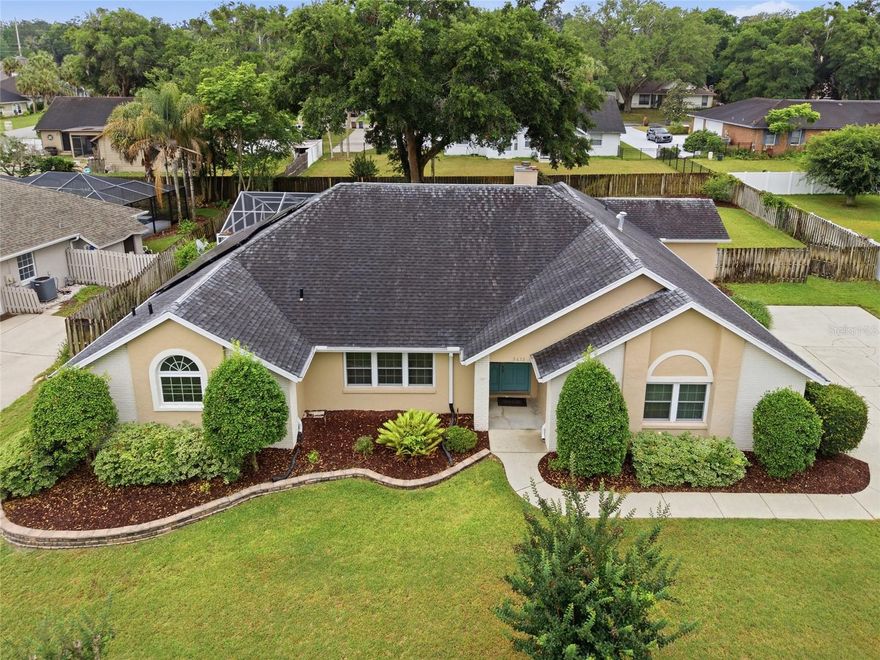 Welcome to this inviting 4-bedroom pool home in desirable Quail Hollow!  Designed for comfortable Florida living, this property offers a bright, functional layout with plenty of space to relax, entertain, and enjoy the outdoors.  The screened pool area creates the perfect setting for weekend gatherings, morning coffee, or cooling off after a day in the Ocala sunshine.  A standout feature is the extra 12x14 attached storage space with garage door entry; ideal for lawn equipment, tools, bikes, hobby gear, or additional workspace.  The interior features a kitchen designed for the cook.  Plenty of storage and ease with pull outs in the pantry.  Split Bedroom plan.  It isn't easy finding homes with hardwood flooring.  This one has it!  Conveniently located near shopping, dining, medical services, parks, and major roadways, this Quail Hollow home offers the lifestyle and practicality todays buyers are looking for.