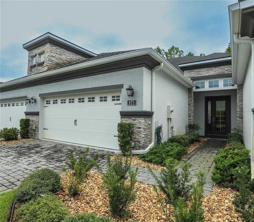 Located in the beautiful Plantation Bay community, this 3 bed / 3 bath townhouse is situated on a quiet cul-de-sac in the Creekside neighborhood. With new floors in all the bedrooms and Plantation Shutters throughout, this home is completely move-in ready. The custom shelving within each room makes the already sizable closets even more functional. The primary bedroom is located on the top floor along with an additional living area or office space. The two remaining bedrooms are spread out on the ground floor, leaving plenty of privacy for guests and relatives when they visit. Cool nights can be enjoyed from the screened in back patio or from the spacious living room with the sliding doors opened. Most furniture is negotiable, which could be beneficial for investors purchasing to rent, or for anyone else who just loves the house as it is. 
Plantation Bay is a private country club with 45 holes of golf, large clubhouse, swimming pools at the Cabana Bar, and multiple courts for tennis or pickleball. Other amenities include a fitness center, basketball court, and miles of walking trails and paths within the gated golf cart community. Residence can feel safe and secure with 24/7 security at each of the three entrances. With easy access to either US 1 or I-95, Plantation Bay is just a short ride to the Daytona Beach International Airport or any of your other favorite attractions in Ormond Beach.