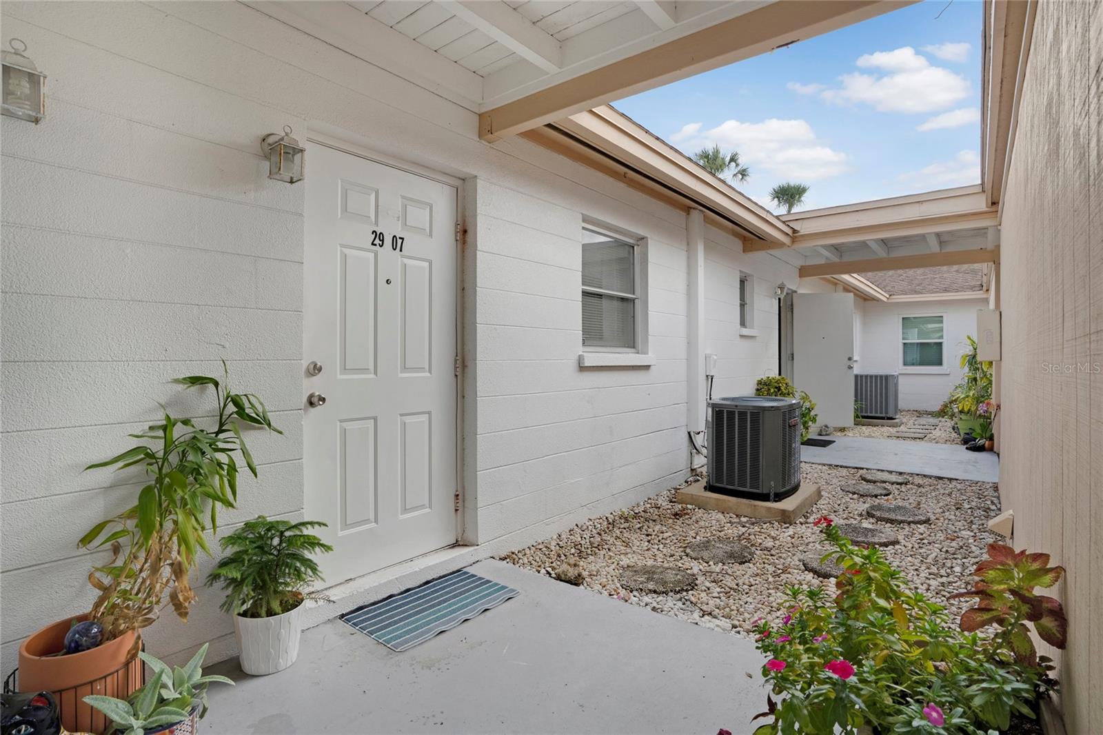 Welcome HOME to this Adorable 1 bedroom/1 bathroom Condo nestled in a quaint part of Bradenton. Sold TURNKEY furnished, for an easy transition for the next Owner. Bring your suitcases and own a piece of the Florida life! Wildlife is your neighbor here and the community is welcoming. Just minutes from Beaches, Shops, Restaurants and Medical offices, this location is prime! The spacious living & dining room combo gives the unit quite a spacious feel. The view of the pond is un-obstructed and can be seen from the front door. Birds, ducks, and nature are your alarm clock. There are reasonable monthly fees for vast amenities, which enhances the experience of living in Oakwood Villas. The community offers a large Pool, Shuffleboard, Table-Tennis, Walkability and a calendar of events. Pets are not allowed (restrictions) and each unit has a private carport and additional parking spot. The Laundry/storage is conveniently located for any weather conditions. You'll love it here! One Year Home Warranty being offered by the Seller. Call Today for your private tour.
All room measurements are approximate buyer to verify if important.