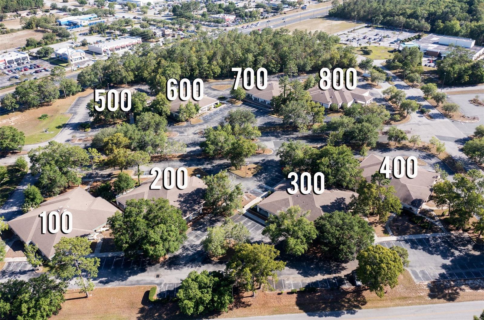 This highly desirable medical/professional complex is located next to Advent Health Timber Ridge ER, and is located west on State Road 200. It consists of twelve 7,000 plus sq ft buildings, divided into varying square footage. In addition to being located next to Advent Health Timber Ridge Emergency Room, it is in close proximity to several retirement communities including On Top of the World, Oak Run, Marion Oaks, Palm Cay, Pine Run and more. Highway frontage on State Road 200, and can be accessed on 2 sides with a traffic signal. Ocala was recently ranked the #2 metro in number of new homes planned and Ocala is the #1 top growth city in America based on the net gain of one way U-Haul trucks during the past year.
