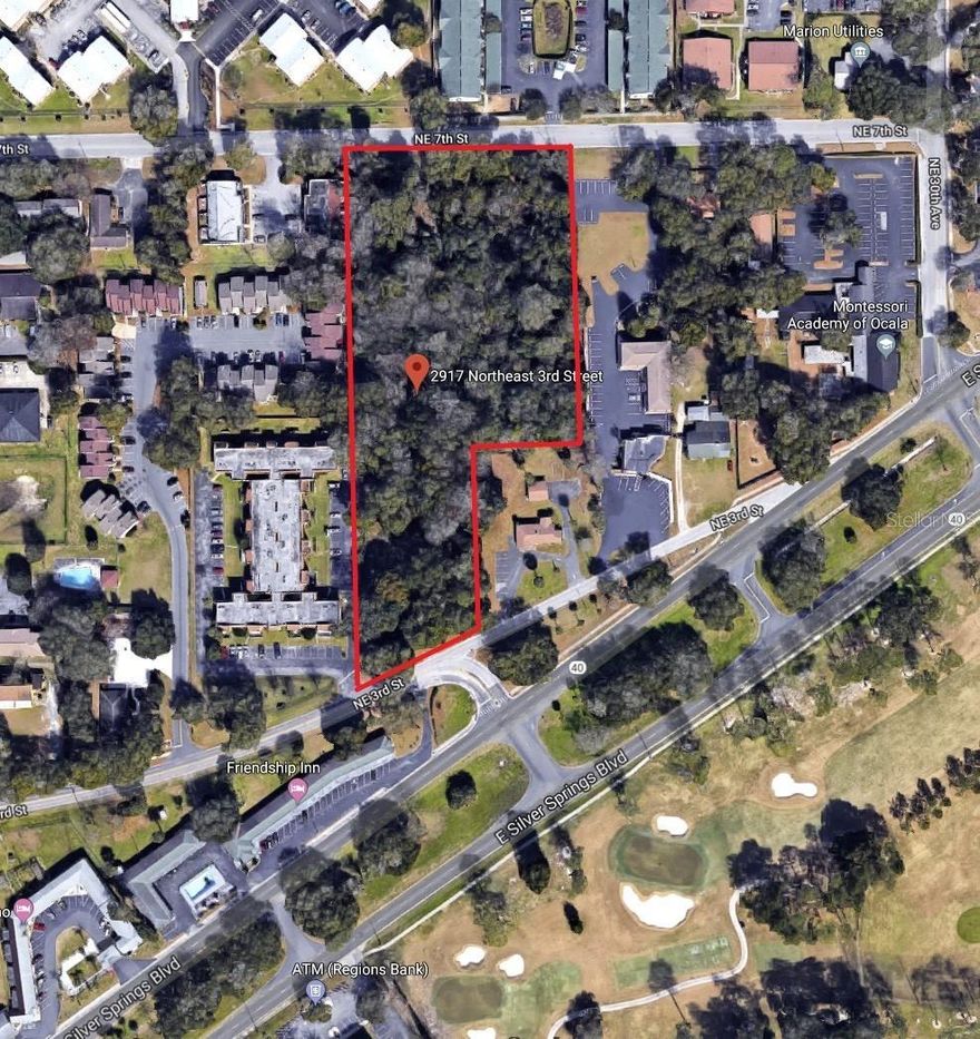 Location, Location, Location!  Prime 3.38-Acre R3-Zoned Property in Ocala City Limits - Multifamily Ready! Unlock the potential of this rare vacant tract located within Ocala's city limits, zoned R3 and currently approved for 12 units per acre, with the possibility of more units with applied variance.  Whether you're planning townhomes, duplex to quads, small apartment complex or senior living facility, this property offers the flexibility to make your vision a reality.  Located directly across the Blvd from Ocala Golf Club, and just minutes to the downtown Ocala Square, this property provides the perfect setting for your next multifamily development. With Ocala's growth trajectory and increasing demand for housing, this parcel is a strategic investment for developers and builders alike. Don't miss your chance to secure a high-potential property in one of Central Florida's fastest growing markets!