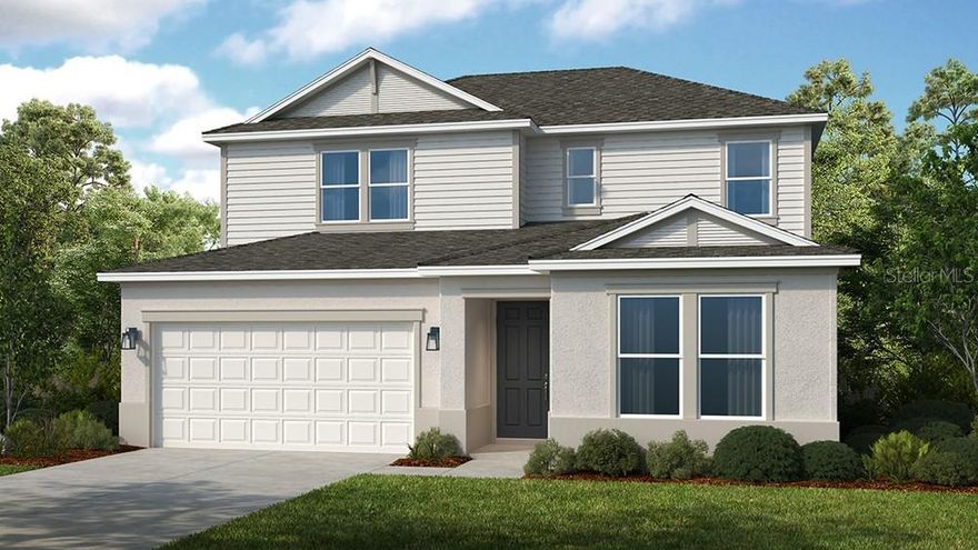 Under Construction. What's Special: Close to Trails | No Rear Neighbors | Dedicated Study. New Construction - August Completion! Built by America's Most Trusted Home Builder. Welcome to the Montauk at 10851 Eclipse Street in Cassia at Skye Ranch! The first floor offers a spacious open concept layout where the great room, dining area, and kitchen with a center island flow easily together and open directly to the covered lanai for simple indoor-outdoor living. The private primary suite is thoughtfully located on the main level and features a spa inspired bathroom and a generous walk-in closet. Just off the main foyer at the front of the home, a private study provides the perfect space for work or quiet time. Upstairs, the home continues to impress with a roomy game room and three secondary bedrooms that offer flexibility for guests, hobbies, or everyday living. Skye Ranch sits in a prime Sarasota location at Clark and Lorraine Roads, offering a vibrant setting with access to the Skye Ranch K-8 school. The community preserves natural beauty with grand oaks, palms, wetlands, lakes, and native wildlife. Miles of trails connect you to nature, parks, and exceptional on-site amenities. Additional Highlights Include: a study in place of a flex room, an outdoor kitchen rough-in, gourmet kitchen, tray ceiling package, pocket glass sliding door out to the covered lanai, and impact windows throughout the home. Photos are for representative purposes only. MLS#A4688277