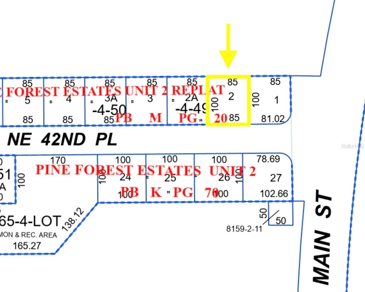 PINE FOREST ESTATES #2 REP - Land