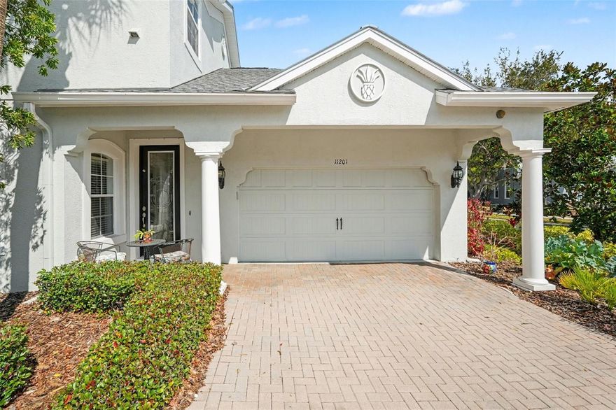 Welcome to 11201 Green Park Circle, a beautifully appointed 3-bedroom, 2.5-bath "DETACHED, MAINTENANCE FREE" residence offering 2,694 heated square feet in the highly sought-after Highland Park community of Tampa. Built in 2007 and thoughtfully updated, this move-in-ready home features an open-concept floor plan with luxury vinyl flooring, soaring ceilings, and abundant natural light throughout. The chef-inspired kitchen serves as the centerpiece of the home, showcasing solid wood cabinetry, granite countertops, stainless steel appliances, a dedicated breakfast nook overlooking a peaceful pond with conservation views. The spacious family room flows seamlessly to the screened lanai creating an ideal indoor-outdoor entertaining space. A first-floor office/den and an expansive upstairs bonus room provide flexible living options for remote work, a media lounge, or playroom.

The oversized primary suite offers a spa-like bath with dual vanities, soaking tub, separate shower, and a generous walk-in closet. Situated on a private 0.11-acre homesite with tranquil water views, this property delivers both privacy and lifestyle. Residents of Highland Park enjoy resort-style amenities including a community pool with beach entry and lap lanes, clubhouse, fitness center, parks, playgrounds, and scenic walking trails. Zoned for desirable schools and conveniently located near Tampa International Airport, downtown Tampa, major highways, shopping, and dining, this home presents a rare opportunity to own a pond and conservation-view property in one of Tampa’s premier neighborhoods. Schedule your private showing today.