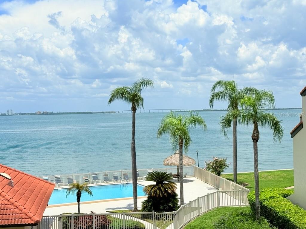 Resort-Style living is yours in this Newly-Renovated Two-Bedroom, Two Bathroom Condo in the highly desirable Village at Tierra Verde! Step out onto your patio and gaze out, passed the pool into the Bay! This property has brand-new tile, granite countertops and more! Two floors above ground-level enables some of the most beautiful views! Eat-in Kitchen and a Dining Room that flows into the spacious living room! The Master Bedroom opens to the patio so that you can have your morning coffee and watch the sun come up over the water! Your new home will include gated, 24-hour security, waterfront walking paths along the seawall, three lighted, clay tennis courts, two pool/spas, library, clubhouse and fitness center! Reserved parking directly under the building! Minutes from Fort DeSoto Park, Central Avenue and Downtown St. Pete and all of the Gulf beaches. Immediate Availability! This one won’t last long so schedule your showing today!