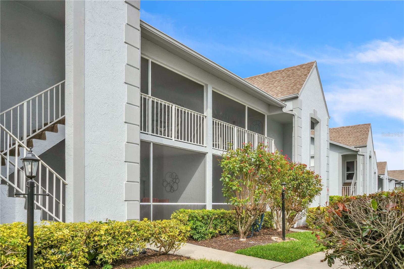 Pride of ownership prevails as you enter this beautifully decorated and meticulously maintained, 1st floor, 2-bedroom, DEN, 2 bath, 1 car garage condo located in privately owned Tara Golf & C.C. Being sold turnkey furnished and is totally maintenance free for a quarterly fee of $1816 which includes water, sewer and trash. This unit has a spacious DEN with pocket doors that gives you the extra space we're always looking for. Stainless steel appliances, luxury vinyl flooring other than carpeting in the 2 bedrooms. Located on the 7th hole, you'll enjoy the expansive views from your glass/screen enclosed lanai. The Verandas have both a front and back lanai to relax and enjoy peace and tranquility. A Class "A" equity golf membership conveys with this property which also has an abundance of amenities including the championship 18 hole golf course, an exercise facility with state-of-the-art equipment, sauna, hot tub, yoga, heated lap pool with a concession stand to enjoy after a day on the golf course, or at the pool. Har-tru tennis courts, pickle ball, bocce ball, clubhouse with fine dining and a grill room, driving range, putting green, pro shop and a very active social membership. A One-Time Capital contribution of $5000 for all new members due at closing. Tara has mandatory golf fees of $526 month which includes greens fees. Monthly $60 food minimum at the Clubhouse. Centrally located with easy access to I-75, shopping, dining, short drive to the UTC Mall, Sarasota/Bradenton International Airport, Ringling Museum, St Armand's Circle and some of the most beautiful beaches Southwestern Florida has, including Siesta Key Beach which has been voted #1 many times. Come live Florida's Country Club living at it's best. You can buy a property anywhere but you can't buy a lifestyle.