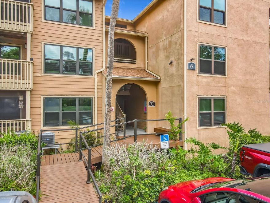 Gated community on the Halifax River -- and inside Unit 616, this fully renovated 1BR condo delivers a spa-level bathroom you have to see: custom marble-look porcelain tile floor to ceiling, river rock mosaic floor & accent band, corner bench, 2 built-in niches, recessed lighting, combo rain + handheld showerhead on an adjustable wall-mounted slide bar, frameless glass door. Smart bidet toilet. Stone-look quartz vanity, brushed nickel bridge faucet. New coastal driftwood LVP throughout. Plantation shutters. Custom built-in walk-in closet w/shelving, rods, drawers & wicker storage baskets. Rheem tankless water heater. HVAC 2019. New LG stainless suite. Granite counters. In-unit LG washer/dryer. HOA covers cable, internet, water, sewer & trash. Resort pool, hot tub, fitness center, car wash. 2 pets/no size limit. Lock-and-leave lifestyle. Covered balcony w/fan, roll-down sunshade & storage. 2nd floor, stairs only. Schedule your showing now.
Unit 616 at The Preserve at Rivers Edge is the kind of renovation that makes you realize you've been settling. Every room has been touched. Every upgrade was chosen with intention. The result is a 630-square-foot one-bedroom condo that lives like a primary suite.
THE BATHROOM: Large-format marble-look porcelain tile covers every wall floor to ceiling in warm cream and soft gray veining. River rock pebble mosaic floor with a coordinating accent band above the full-length horizontal niche shelf. Separate square niche on the side wall. Tiled corner bench. Recessed ceiling lighting inside the enclosure. Wall-mounted combo showerhead on an adjustable slide bar: rain-style head and handheld -- use one, use both. Frameless glass door. Smart bidet toilet with UV nightlight. Quartz vanity, brushed nickel bridge faucet, geometric-framed mirror, grab bar.
THE WALK-IN CLOSET: Floor-to-ceiling adjustable shelving on both walls. Double hanging rods. Wicker basket-style drawer unit. Natural wood hook rail at top center. LVP flows straight through. This is what a one-bedroom closet should look like -- and almost never does.
THE KITCHEN: Granite countertops. Deep 50/50 undermount sink with upgraded faucet. Like new LG stainless suite: French door refrigerator, smooth-top range, over-range microwave, dishwasher. Glass tile backsplash. Full-size LG washer and dryer in dedicated in-unit laundry closet.
THE MECHANICALS: Rheem Classic tankless water heater. HVAC by Carrier/CAC, installed May 2019 with a Daytona Beach city building permit -- documented, not estimated.
THE BALCONY: Covered, with a wood-plank ceiling, ceiling fan, roll-down sunshade, and private storage closet. View: a canopy of mature Florida palms and native hardwoods.
THE COMMUNITY: The Preserve at Rivers Edge is a gated community on the Halifax River in Daytona Beach. HOA $495.37/month covers water, sewer, and trash. Resort pool, hot tub, fitness center, car wash. Maximum 2 pets, no size limit (breed restrictions apply). Six-month minimum rental. Lock-and-leave or long-term investment -- your choice.
ACCESS NOTE: 2nd floor, stairs only. No elevator. Vacant and ready to show.
HOA $495.37/MONTH | 630 SQ FT