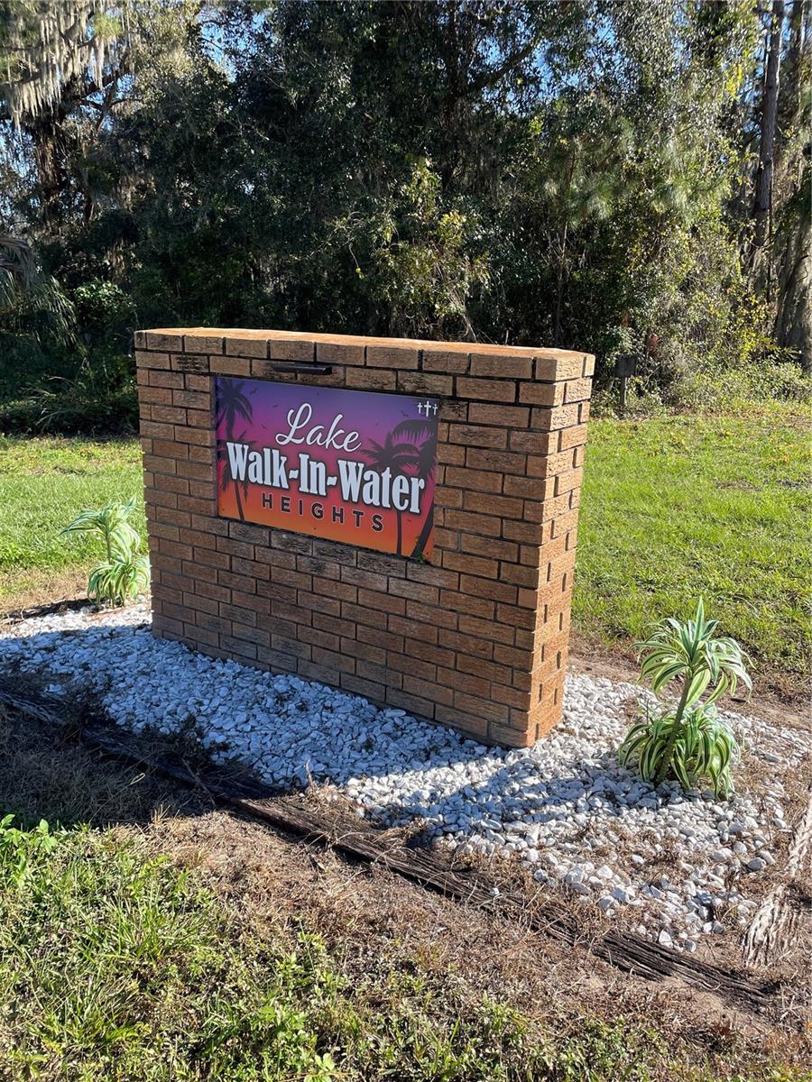 VACANT LOT on the corner of Lake-Walk-in-Water Heights!!! Fishing! Fishing! Fishing! There is an easement for quick and convenient access to the boat ramp and Lake Walk-in-Water. This property is in the heart of "Old Florida" offering hiking, horseback riding, camping, 1,000s of acres of wild life management property to explore, Lake Kissimmee State Park, Westgate River Ranch, and some of the best fishing anywhere around!!! Build your weekend getaway paradise, fishing retreat and/or retirement estate.