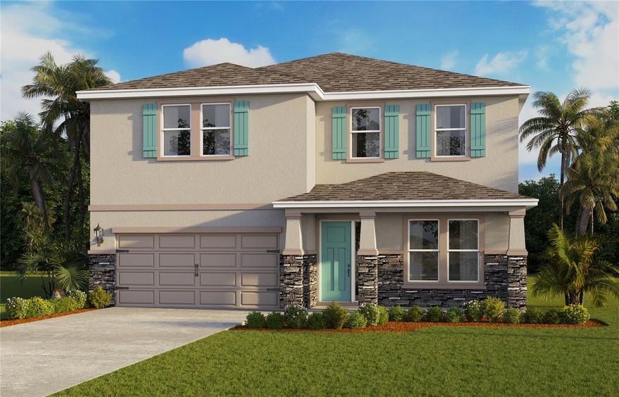 Under Construction. Welcome to Summerlin at Hawthorne Ranch, a new home community in Lakeland. This community is currently offering 20 floorplans that range from townhomes to single-story and two-story with 3 to 5 bedrooms, up to 3.5 bathrooms, and 1 to 3 car garages.

Step inside and be greeted by an open floor plan meant for modern living. In the kitchen, you’ll find shaker-style cabinets for that elegant touch, along with stainless-steel Whirlpool appliances including a cooktop, oven, and dishwasher.

The house’s exterior has block-on-block construction, architectural shingles, and stucco for a stylish and durable finish. Some homes also feature beautiful stone exteriors for added curb appeal. Inside, smart home technology has been thoughtfully integrated, offering convenience and safety at your fingertips.

Homes in this neighborhood also come equipped with smart home technology, allowing you to easily control various aspects of your home. Whether it’s adjusting the temperature or turning on the lights, convenience is at your fingertips.

Living in Summerlin at Hawthorne Ranch, you’ll enjoy access to all nearby amenities, including parks, shopping centers, and recreational facilities. The convenient location also gives you easy access to major highways, so your commute is a breeze.

*Photos are of similar model but not that of the exact house. Pictures, photographs, colors, features, and sizes are for illustration purposes only and will vary from the homes as built. Home and community information including pricing, included features, terms, availability, and amenities are subject to change and prior sale at any time without notice or obligation. Please note that no representations or warranties are made regarding school districts or school assignments; you should conduct your own investigation regarding current and future schools and school boundaries.*