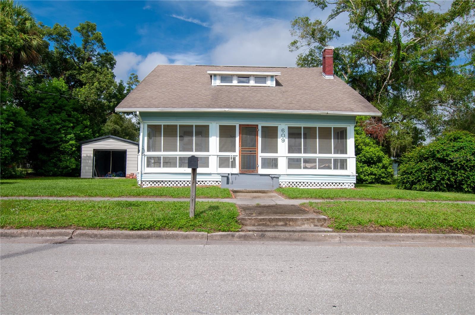 One or more photo(s) has been virtually staged. Step back in time with this charming two-story home in the heart of Arcadia! Built around 1946, this residence carries the character and history of a bygone era while offering modern updates for today’s lifestyle. With 5 spacious bedrooms and 2 full baths—one conveniently located on each floor—there’s plenty of room for family, guests, or a home office.Inside, you’ll be greeted by high ceilings, a beautiful staircase, and a cozy fireplace with propane gas logs that add warmth and character. The home features new appliances that stay, along with two newer AC systems and a 2016 roof, giving peace of mind for years to come.The exterior is just as inviting, with a large fenced backyard—perfect for kids, pets, or gardening enthusiasts. A gate adjoining the one-car detached garage opens directly into the backyard, adding both convenience and functionality.Ideally located near West Elementary School and nestled in Southwest Florida, this home has stood strong through 79 hurricane seasons, a true testament to its craftsmanship and resilience.Whether you’re looking for history, charm, or room to grow, 609 N Orange Ave is ready to welcome its next chapter.