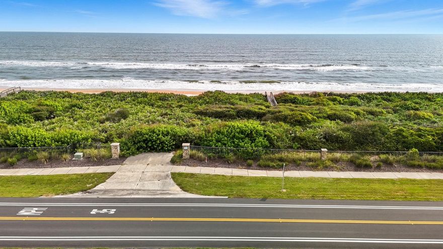 **DIRECT OCEANFRONT HOMESITE** - Discover the ideal Seaside location you've been searching for, where you can create the oceanfront home of your dreams. This homesite is unique, situated within the prestigious Hammock Dunes Private Oceanfront Community on Florida's northeast coastline. You can be confident that elegant oceanfront estates will surround you, as the Hammock Dunes Design Review Committee mandates that all homes meet high standards. The minimum home size is 3,500 sq. ft. and the maximum height is 60 ft. 
Generous homesites in Carino la Mer each feature 100 ft. of ocean frontage, incorporate underground utilities, and are located east of the Coastal Construction Line, which requires Piling Foundations. As you drive down Scenic Highway A1A, you know you've arrived when you see the stunning array of elegant seaside homes.
Membership to the remarkable Hammock Dunes Club is available to enhance your extraordinary oceanfront lifestyle. The club offers two clubhouses, one featuring oceanfront dining—both formal and casual—and outdoor options overlooking the 18th hole and ocean. Club Amenities include a 5,000 sq. ft. fitness center, an oceanside pool, a spa, bocce ball, oceanside croquet lawns and a kids' splash pad. 
The Creek Course Clubhouse offers a "low country style" dining experience, nestled in a beautiful natural setting where the only sounds are the gentle sway of tall pines and the views of the 690-acre golf course, which will never be developed with homes. Additional amenities include two world-class 18-hole golf courses, oceanside croquet, tennis, pickleball, and a variety of social activities for year-round enjoyment.
