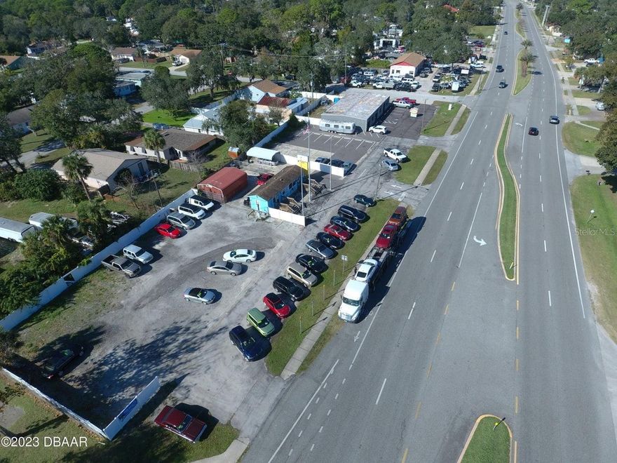 WOW! EXCELLENT 1031 EXCHANGE PROPERTY WITH MAJOR POTENTIALS FOR INCOME OR DEVELOPMENT. Excellent CAP RATE!! INVESTOR ALERT! Great location on High Traffic US Hwy 1/S Ridgewood. . 0 .9 ACRE Land with Two-Three Income Centers. Presently all leased. N/N/N Leases. Property owned by same family for 50 years. Very flexible income producing property. Building 1 3,000sf leased. Building 2 & Parking Lot Leased. Room for additional tenants
Private Remarks: All tenant leases N/N/N Total income $7K/mo /$84K/yr. Building 1 recently remodeled and updated. Potential for development in high traffic area., Being sold in ''AS IS'' condition. Buyers must have proof of funds or show 1031 Exchange funds. Tenant leases have new property owner termination clauses, if required.
