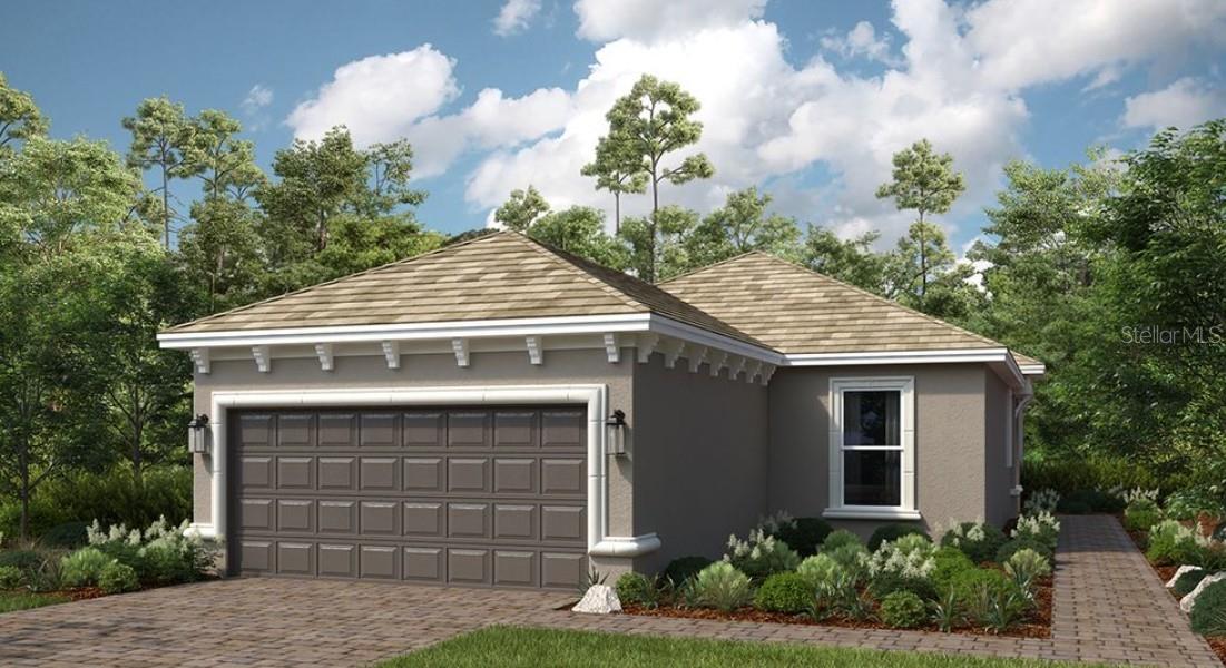 Under Construction. New Construction - October Completion! Built by Taylor Morrison, America's Most Trusted Homebuilder. Specifically designed for 55+, Esplanade at Wiregrass Ranch offers an unparalleled resort-style living experience! Enjoy a lifestyle enriched by wellness programs and luxurious amenities that revitalize the mind, body, and spirit. From wine tastings and gourmet dining experiences to live concerts and exciting excursions, Esplanade provides thoughtfully curated activities to enhance and elevate every aspect of your daily life. Welcome to the Roma at 3908 Cavour Court in Esplanade at Wiregrass Ranch. The Roma is a beautifully designed 1,689 sq. ft. detached villa home featuring 2 bedrooms, 2 baths, a study, and a 2-car garage. A private side entry welcomes you into a bright, open-concept layout where the gourmet kitchen overlooks the spacious great room and flows into the dining area. A screened lanai at the back of the home offers the perfect spot to unwind and take in Florida’s stunning sunsets. The primary suite is a relaxing retreat with a charming bay window, dual sinks, a large shower, private water closet, and walk-in closet. A secondary bedroom, full bath, laundry room, and garage access are thoughtfully placed on the opposite side of the home. With its smart layout and low-maintenance design, the Roma blends everyday ease with resort-inspired living. Additional Highlights Include: gourmet kitchen, study, extended screened patio, rough in plumbing for future outdoor kitchen, pre-plumb for laundry sink, white shaker cabinets and quartz countertops in kitchen and primary bath. Photos are for representative purposes only. MLS#TB8404845