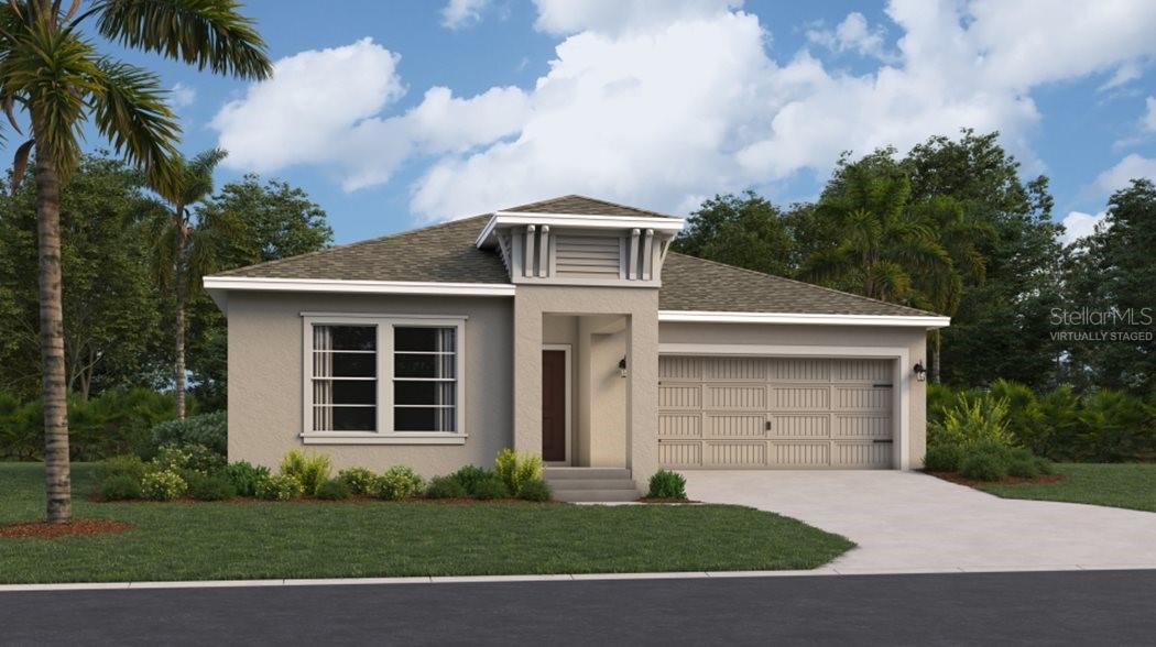 Under Construction. Open flow sets the tone for the upscale Hartford floorplan. This exceptional home is complete with 4 bedrooms and 2 bathrooms. The kitchen has a lovely center island that overlooks an open café with a large family room, which is perfect for entertaining. The owner suite features a over-sized bedroom connected to a spa-inspired bathroom with his and her sinks and a fabulous walk-in closet. Lennar has reimagined the homebuying experience by including the most desired home features at no extra cost to you. All features and products can vary by community and homesite. Knightsbridge residents enjoy access to outdoor amenities including a swimming pool & cabana, playground, volleyball court and walking trail. Enjoy local dining and shopping from downtown Kissimmee. Close to Lake Toho if you like to boat or walk the lakefront. Conveniently located near Walt Disney World and major Osceola County attractions.