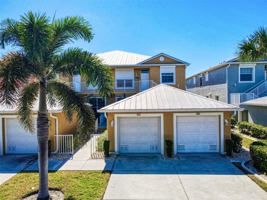 Easy Florida Living Awaits in Punta Gorda Isles!
Discover effortless coastal living in this beautifully furnished 3-bedroom, 2-bath turnkey condo located in a secure,
gated community within sought-after Punta Gorda Isles. Enjoy convenient access to Fisherman's Village and downtown
Punta Gorda, where waterfront dining, shopping, and entertainment are just minutes away.
step inside to find a bright, inviting interior that instantly feels like home. The condo features a freshly painted interior an updated primary en suite bathroom, and a newer A/C (installed in 2023) for year-round comfort and electric roll down hurricane shutters at every window.  Relax on your private lanai with tranquil water views-perfect for morning coffee or evening sunsets.
Additional highlights include an oversized one-car garage with extra storage, a sparkling community pool, and the
low-maintenance lifestyle you've been searching for. Conveniently located near the Punta Gorda Airport, local beaches,
boating, golf, and fishing, this condo offers the perfect blend of comfort and convenience.
Move-in ready and waiting for its next owner— come experience easy Florida living at its best!
