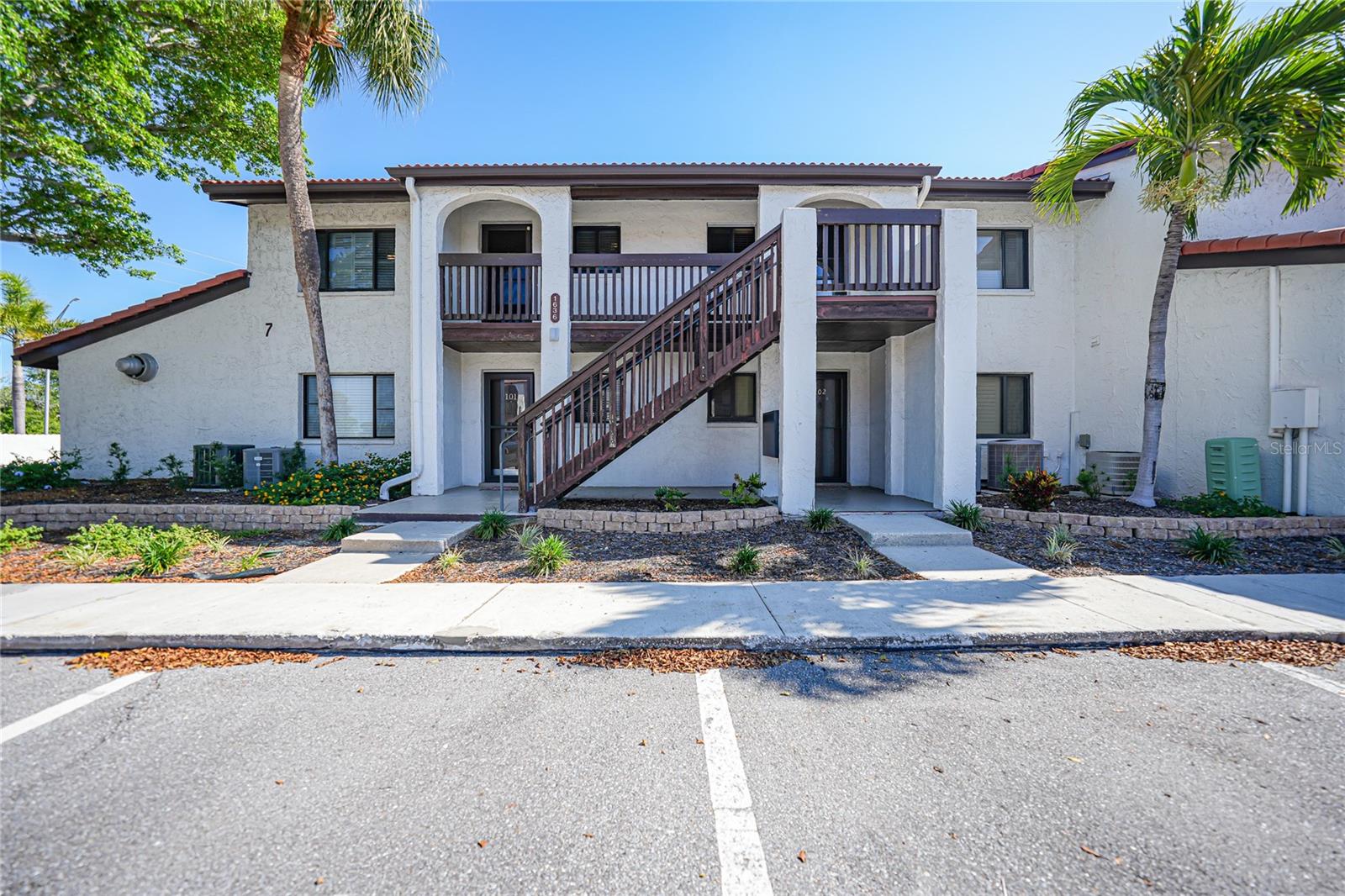 PRICE IMPROVEMENT...BRING YOUR OFFERS! LOCATION LOCATION LOCATION! Castel Del Mare condominium complex is located just before the south bridge, on the mainland side of Little Sarasota Bay facing Siesta Key in Sarasota, FL. Southbridge's community includes shops, bars, restaurants, boat or bike rentals... Walkability or Trolley ride to the "Powdery Sands of Siesta Key Beach...As one of Trip Advisor’s Top 10 Beach & Sun Destinations! This condominium complex is overlooking the "Intercoastal Waterway" with beautiful bayside water views! This 2nd floor, updated two bedroom two bath condo is "TURN KEY FURNISHED" with 2 entrances (front and back) and offers 1,016 sq. ft. of living space. WASHER and DRYER are included in the unit! Hurricane Impact Windows! Rentals of one month or longer are permitted here. The Castel Del Mare community offers two heated pools on the Bayside and Garden, pickleball courts, shuffleboard, boardwalk, bayside gazebo, and clubhouse. Sit back, relax, and enjoy the peace & tranquility while enjoying the Florida sunshine! Live the Florida lifestyle & make this your home! OWN A PIECE OF PARADISE! Check out 3D Virtual Tour #1 & Video #2