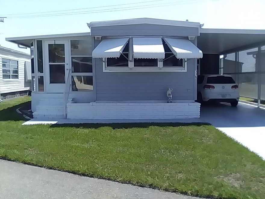 Welcome to easy Florida living in Harbor Cove. This 2-bedroom, 2-bath manufactured home offers wide open living spaces with a comfortable, flowing layout that’s ideal for both everyday living and entertaining. Enjoy the screened lanai for relaxing mornings or evening breezes, along with a cozy Florida room at the front of the home that adds extra flexible space. The standout feature is the exceptionally low cost of ownership — no monthly fees, just $99 per year. Located in the desirable 55+ Harbor Cove community, this home is a great opportunity for affordable, low-maintenance living in North Port.