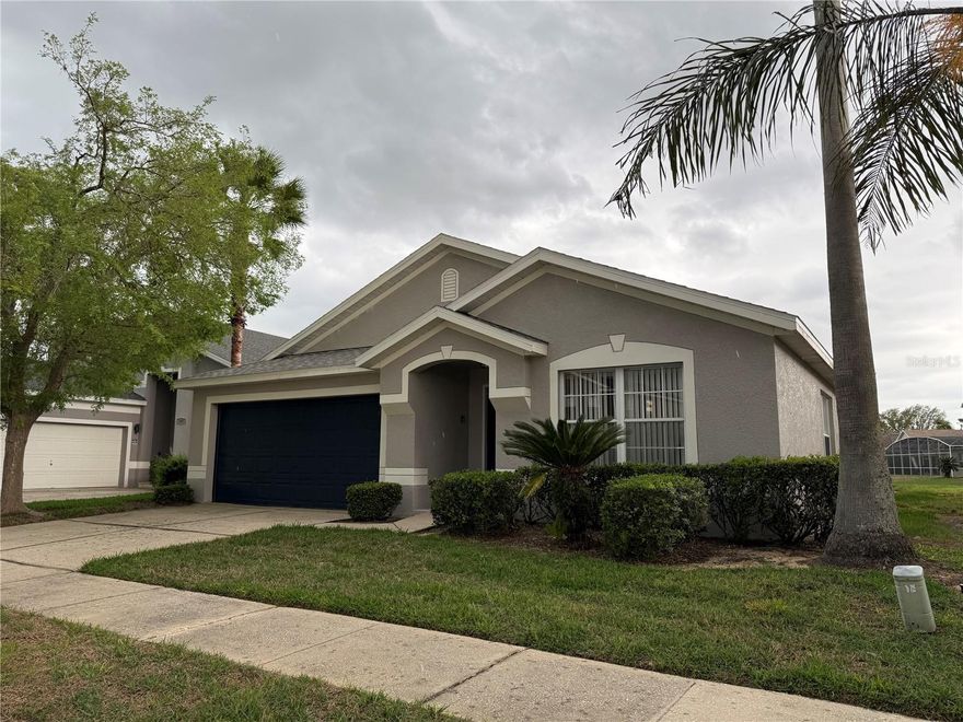 Welcome to this 4 bedrooms  2 bathrooms home with a 2-car garage located in the Desirable Hampton Community. Enjoy beautiful lake views Newley refurbished pool, perfect for Florida living. The interior offers a functional layout with plenty of space and incredible potential to renovate and make it your dream home. Excellent opportunity for buyers looking to customize in a prime location, also a gem for investors looking for an opportunity to maximize nightly rates as a short-term rental. Don't wait to make your appointment call today!!!!