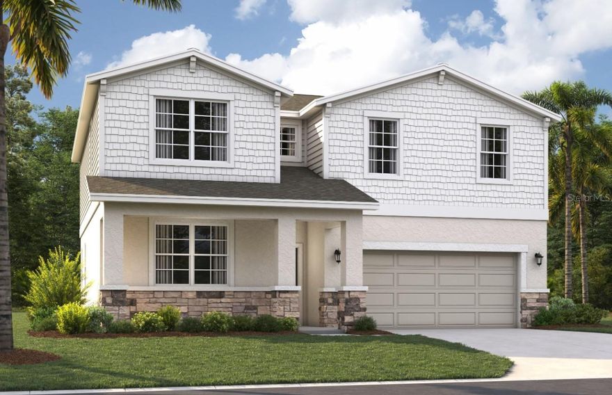 One or more photo(s) has been virtually staged. Under Construction. Ready for the Florida lifestyle? You'll love living at Silver Lake Pointe, where you'll be just minutes from all the shopping, dining, and entertainment options, with the convenience of downtown Leesburg and Mount Dora nearby.  Plus, you'll have three major lakes and beautiful Silver Lake right in your backyard, along with numerous parks and golf courses nearby offering endless recreational opportunities. Then, get ready to enjoy sunny days with the community amenities, including a swimming pool, cabana, and playground. Your dream home awaits at Silver Lake Pointe!

The Linden offers the perfect space and smart storage solutions for every homeowner. The first floor features an open-concept kitchen with an island and an oversized pantry, a spacious family room, dining room, and an additional flex room (an ideal space offering ample storage and versatility), and a convenient powder room. Enjoy your outdoor space on the patio and take in the Florida sunsets. Upstairs, a spacious loft provides a welcoming area for entertaining. Down the hall, you'll find three guest bedrooms, a shared bathroom with a double vanity, and a laundry room. The expansive primary suite offers plenty of space with a huge walk-in closet, a private bathroom with a shower, and two linen closets. The Linden's impressive use of space makes this single-family home feel both inviting and livable, with all the advantages of a Stanley Martin home.