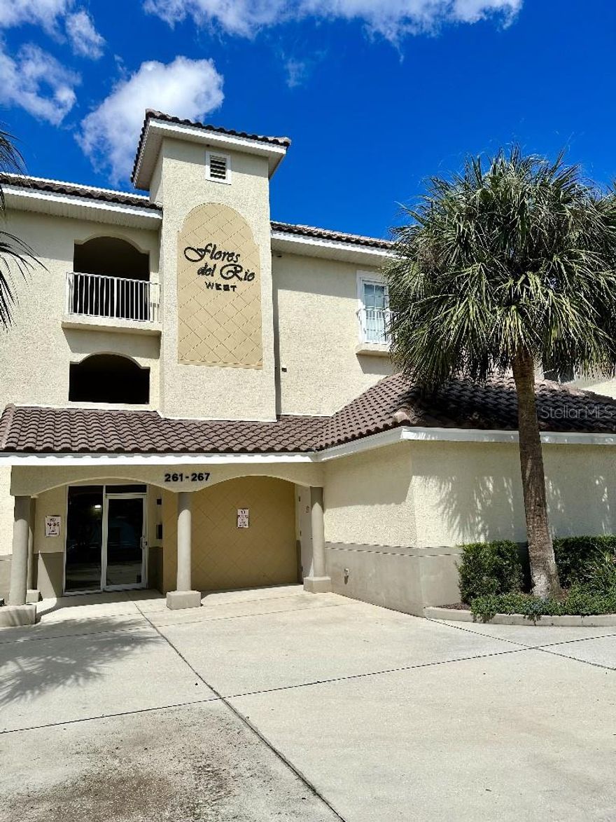 Welcome to 265 Middle Way, where you will say “WOW” every time you look around. Tucked in Flores Del Rio, a small condo community of 8 units with deeded second-to-none amenities including deep water docks for each unit, climate controlled large storage unit, full 2-car garage, and a newly remodeled community pool and roof in 2023.   265 Middle Way is a stunning top-floor inter-coastal condo with 18’ ceilings in open grand room which includes the kitchen, living, and dining areas. An additional living space on the condo’s 2nd level provides custom cabinetry built-ins for storage and media space, extra closet space, comfortable large sectional seating area for tv, games, office, workout space and additional sleeping area with Murphy bed to convey with sale. Speaking of sleeping spaces, plenty of room for the whole family with 3 bedrooms, each large enough for king bed with furniture. Three beautifully redone full baths connecting to each bedroom with all travertine tile flooring, showers and custom cabinetry coordinating throughout the home. Luxury granite counters on all hard surfaces including custom kitchen, all baths, and gorgeous upgraded master shower with granite bench seating, niches, and frameless glass surround.  In the kitchen you will also find GE Profile series upgraded appliances  There is in-unit large capacity front-loading laundry with pedestal “side-kick” washer that conveys with sale. If all these features weren’t enough, from the 3rd story of the building you have large, north-facing front dining windows directly overlooking the inter-coastal with views of sunrises and gorgeous sunsets over the mangroves and Ponce Inlet lighthouse. These views continue onto your private screened lanai with no-see-um mosquito screens professionally installed in 2023. Lanai is large enough for comfortable furniture or dining set, grill and even a fire pit to enjoy a coffee in the morning or glass of your favorite beverage at the end of a long day all while you sip up the dolphin, sea turtle and ray-studded water views of your new paradise home or weekend getaway!  Additional views of newly update pool and boat docks from lanai and your new life starts now as deeded slip has 13k-lb boat lift already installed with remote!  All of this and more 1 mile from the Atlantic and walking distance to historic Canal. 
Additional mechanical updates are too numerous to mention but let’s try a few: new double-hung vinyl windows in whole home with hurricane windows to west side of house and north and south wall hurricane shutters to protect your great room view and lanai furniture installed in 2021, new front door and front and rear door keyless locks installed 2021, whole-house surge protector and 22kW Generac professionally installed 2020, new washer/dryer in 2020, hot water heater new in 2019.  

Come live the waterman’s life in NSB! Schedule your tour today.  You’ll be proud to call 265 Middle Way and Flores Del Rio your new home!