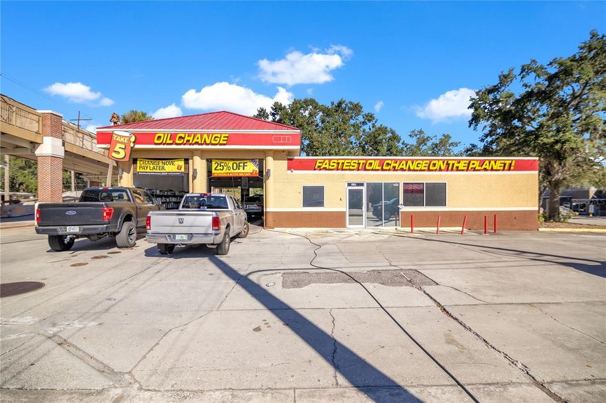 Exceptional commercial property located at 215 East Main Street, Apopka, Florida, right on the bustling Highway 441! This two-bay oil change shop with office space offers an outstanding investment opportunity in one of Central Florida’s fastest-growing markets.
Positioned directly on Main Street, this property boasts maximum visibility, high traffic counts, and unmatched accessibility, making it a prime location for automotive services, service-based businesses, or entrepreneurial ventures. The Apopka area is a hub of economic growth, offering a thriving and investor-friendly environment that supports business success.
Key highlights include the property’s Main Street frontage, making it highly recognizable, and its proximity to Apopka’s vibrant business and residential communities, which drive consistent customer flow.
Key Features:
 • Prime location on Main Street/Highway 441
 • High visibility with heavy daily traffic
 • Functional two-bay oil change shop with office space
 • Located in Apopka, a thriving, investor-friendly area with significant growth potential
Whether you’re looking to expand your business, start a new venture, or invest in a high-demand location, this property delivers on all fronts. Don’t miss this opportunity to own a piece of Apopka’s highly sought-after commercial real estate! Schedule your showing today.