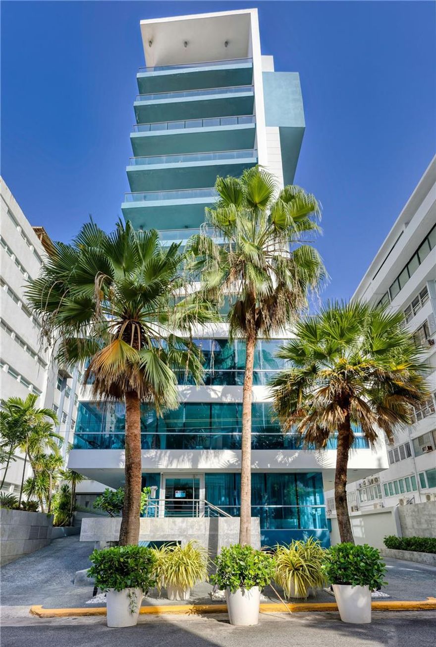 Stunning residence at Venetian Tower, the open layout with partial ocean views spans the entirety of the building's footprint, showcasing a designer kitchen with dry bar, formal dining room, ample living room and approximately 3,501 of interior square footage with marble floors throughout. The expansive outdoor living space with approximately 1,064 Sq. Ft. overlooks the city's skyline and serves as one of the home's many highlights, featuring a garden with lush greenery and sunning areas, as well as an additional dining space with wet bar and BBQ. A private elevator opens directly into the modern residence with approximately 4,565 total Sq. Ft., offering thoughtfully designed spaces with floor to ceiling glass windows that provide an abundance of natural light. The living room and entertainment space connect to an adjacent corridor that leads to all four bedrooms, laundry room, linen closet and service elevator. The primary bedroom connects to the sizable outdoor terrace and also includes a walk-in closet, spa-inspired bathroom with shower and stand-alone tub. One of the guest suites affords exclusive access to a balcony with North exposure views. Three covered parking spaces complete this enviable offering. Desirably located, Venetian Tower is a renowned building, featuring contemporary design, gated security, full backup generator and water cistern.  Within close proximity to top restaurants, entertainment options and shopping venues.  Also located near St. John’s and Robinson School.  CoBe is a highly-esteemed community within the island's thriving capital. Nearby Isla Verde, Old San Juan and the Miramar Arts District.