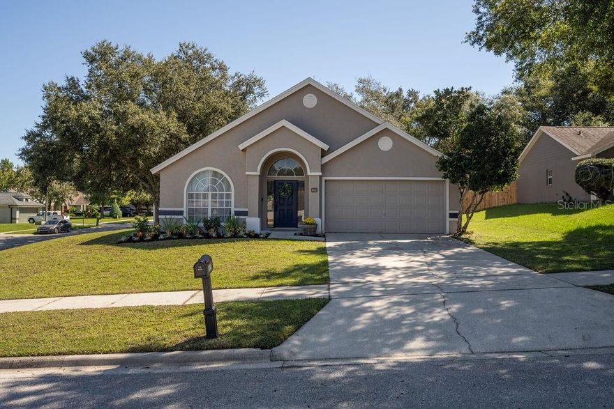 Don't miss this beautifully maintained 3-bedroom, 2-bathroom home perfectly situated on a corner lot spanning over a quarter acre. This property offers extra space, upgraded flooring, and a prime location that’s hard to beat. Inside, you’ll find multiple living areas, ideal for entertaining or relaxing with family and friends. A bonus room, currently used as a nursery, provides a flexible option for a fourth bedroom, home office, or playroom, adapting easily to your lifestyle needs. Every detail has been thoughtfully cared for, creating a home that feels welcoming and ready to move in. Step outside and enjoy the spacious fenced yard with plenty of room for outdoor living, gardening, or a future pool. You’ll love being in close proximity to grocery stores, the South Lake Trail, and Minneola Trailhead Park, which offers everyday convenience and endless recreation right at your doorstep. This home combines functionality, comfort, and location all in one. Don’t miss your opportunity to make it yours. Schedule your private showing today!