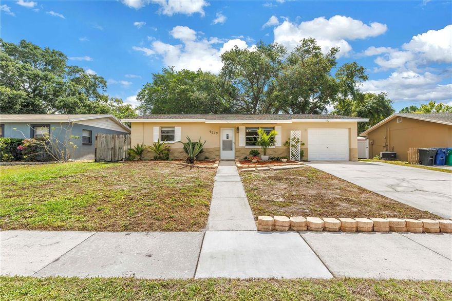 Welcome to Seminole!  This 2 Bedroom, 1 Bathroom, 1 Car Garage, Block home is high and dry and does not require flood insurance. It is close to the Beaches, Shopping and Restaurants.  Through the front door you are greeted by a freshly painted living room that opens into the kitchen.  Beyond the kitchen is a Family room with a large window overlooking the shaded backyard.  Both bedrooms are near the updated bathroom and the garage is on the opposite side of the house.  Roof is aged so seller is offering a credit for roof replacement.  Make your Appointment Today!
