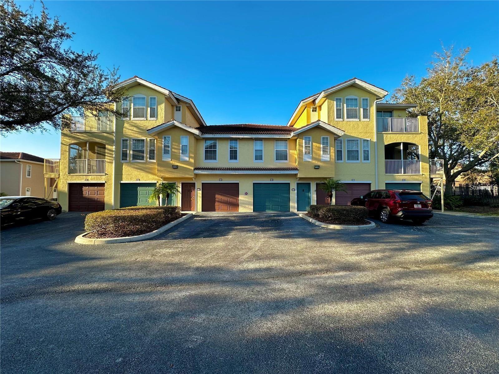Come See this Luxurious Mediterranean Townhome in the Gated community of Villanova located in Hunter's Creek, voted one of the best communities to live in, in Orlando! Villanova is within a short distance of shopping, restaurants, a sports complex, and more! Hunter's Creek is an active community with excellent schools and is conveniently located near all the major Orlando theme parks. Call today to set up a tour of this Oversized, Multi-Level Townhouse. Featuring 2 Spacious Bedrooms with Walk-in Closets, 2.5 Bathrooms, an Extended One-Car attached Garage, and a Driveway for plenty of parking. This home has an Open Floor Plan with a Split bedroom layout. The living room is spacious and features a dedicated built-in desk with plenty of natural light, as well as a private screened-in balcony, offering a serene setting to enjoy your morning coffee. Take a cool dip in the community pool or spa, take a peaceful stroll around the well-manicured complex, or enjoy a workout in the fitness center. Hunter's Creek has everything you need to make this townhome a pleasure to call your new home! Don't miss this opportunity! Call today to tour! Available 9/9/25