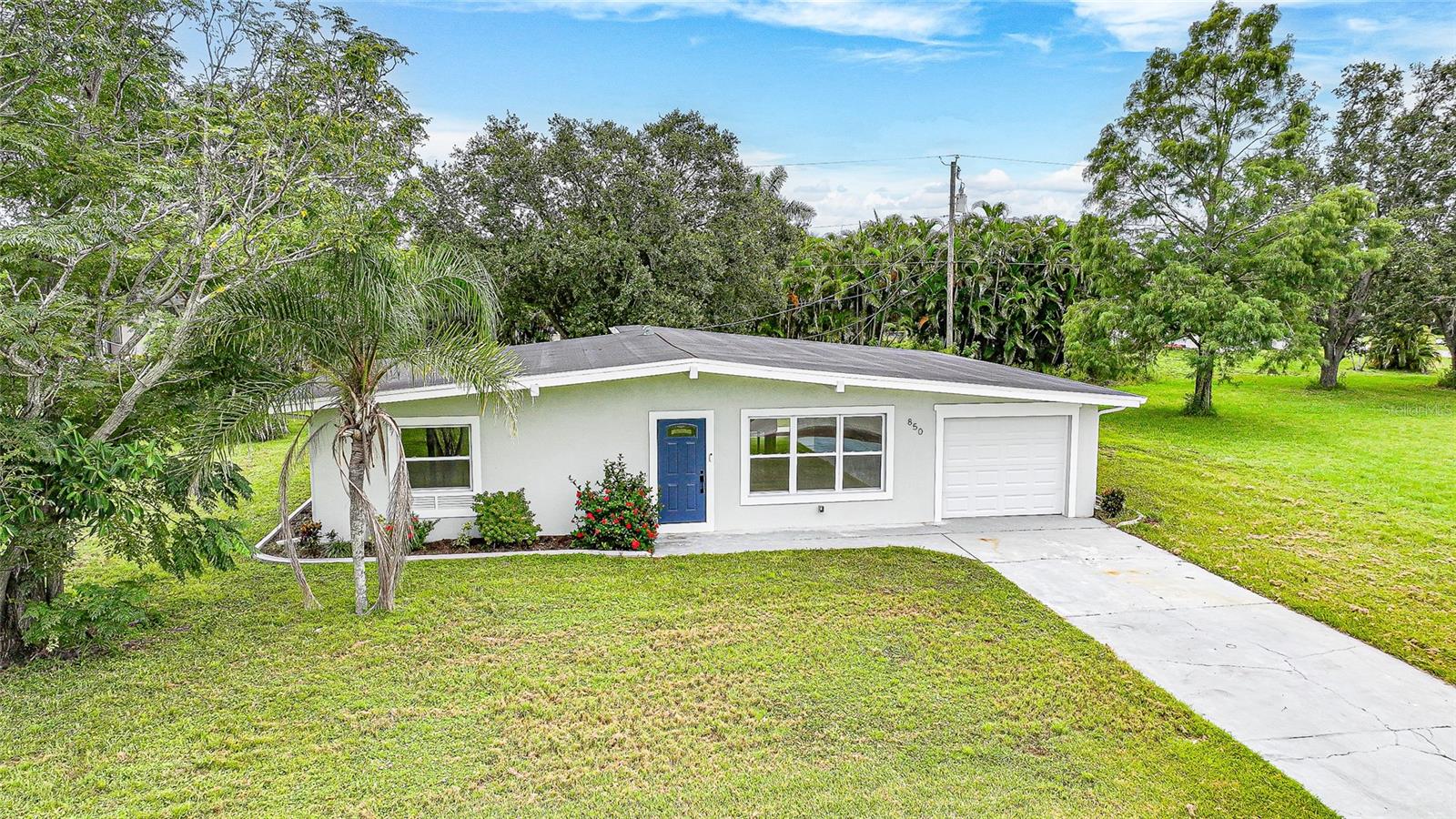 Welcome to 850 Marlin Dr in Punta Gorda! This charming 2-bedroom, 1-bath home is already brimming with upgrades and modern features, offering a fantastic opportunity for the right buyer to complete it and make it their own. With nearly 1,200 square feet of living space, an attached garage, and a spacious lot, this property combines comfort, style, and future potential.
Inside, you’ll find a thoughtfully updated kitchen with granite countertops, upgraded cabinetry, and stainless steel appliances. Luxury vinyl flooring flows throughout, complemented by impact windows, updated plumbing, and newer electrical and HVAC systems—all adding peace of mind and long-term value.
The home experienced some flood damage during a recent hurricane, and portions of drywall from the ground up have already been removed. This means the groundwork is set for you to come in and finish the home with your own style and vision—turning it into a personalized retreat that truly reflects your taste.
Step outside to enjoy a generous backyard with a covered patio, ideal for entertaining, gardening, or simply relaxing in the Florida sunshine. Located in Charlotte Park, residents can also take advantage of the optional Civic Association membership, which provides access to a community boat ramp, clubhouse, and social events—all without a mandatory HOA.
Perfectly situated just minutes from Fishermen’s Village, downtown Punta Gorda, shopping, dining, and waterfront parks, this property blends convenience with charm. With its strong bones, completed upgrades, and endless potential, 850 Marlin Dr is waiting for the right buyer to bring the finishing touches and make it truly shine.
Don’t miss this chance to own a beautifully updated home in one of Punta Gorda’s most desirable neighborhoods—ready for you to complete and call your own.