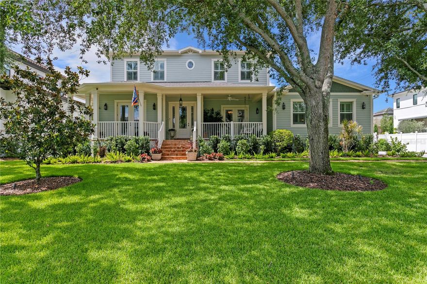 REFRESHED, Refined, and Ready to Impress—Now Offered at an ENHANCED
PRICE.
CUSTOM built to the current building codes with IMPACT rated windows and doors; SUPERIOR roof tie
downs, etc....
WELCOME HOME to this beautifully curated Sunset Park residence, gracefully situated
on an expansive lot designed for seamless indoor-outdoor living—PERFECT for
embracing the Florida LIFESTYLE. From the moment you step onto the oversized
wraparound front porch accented with timeless Old Chicago Brick, you’ll sense the
thoughtful craftsmanship and welcoming CHARMING DETAILS that define this home.
Inside, distinctive Castle Combe wide-plank hardwood floors blend old-world artistry
with modern appeal, setting the tone for refined yet COMFORTABLE living. Soaring 10’
ceilings and solid 8’ doors throughout elevate every space, while features like BOX
BEAM CEILINGS in the game room and primary suite, CUSTOM SHIPLAP, and
ELEGANT MILLWORK add richness and detail throughout the home. The HEART of the
home—an entertainer’s dream kitchen—boasts top-tier Wolf and Sub-Zero appliances,
a Wolf steam convection oven, an oversized island with abundant storage, and custom
cabinetry. The adjoining bar and game room is a true SHOWPIECE, complete with dual-
tap keg system, Scotsman nugget ice maker, LED lighting, and wine fridge—seamlessly
connecting the kitchen and great room for effortless GATHERINGS. Enjoy al fresco
dining on the covered lanai, featuring a full outdoor kitchen and views of the freeform
pool, sun shelf, negative edge spa, and lush landscaping—all framed with soft bistro
lighting for a MAGICAL evening ambiance. Upstairs, the serene primary suite offers two
walk-in closets and a spa-like bath with dual vanities, an oversized tub, and a luxurious
dual-control walk-in shower. Four additional bedrooms, including a custom bunk room,
plus generous loft space, provide flexibility for family and guests alike. Completing this
EXCEPTIONAL offering is its prime location among multi-million-dollar custom homes in
one of Tampa’s most COVETED neighborhoods.