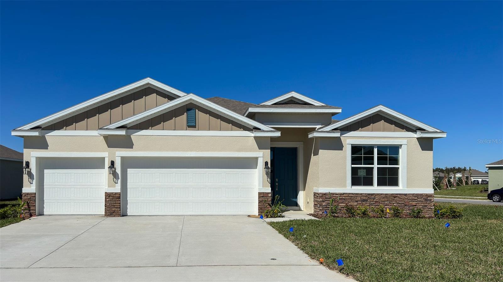 Under Construction. "Find all the space you need in our Destin floorplan in Archers Mill. This spacious all-concrete block construction single-family home features 4 bedrooms and 3 baths and 2,361 square feet.
As you enter the foyer, you are greeted with two bedrooms and a full bathroom. The well-appointed kitchen overlooks the dining room and features an island with bar seating, beautiful quartz countertops and stainless-steel appliances. A versatile nook is located off the kitchen and can be adapted to fit your needs.
Enjoy views of the oversized lanai from the spacious great room. Bedroom one, located in the back of the home for privacy has an en suite bathroom with a double vanity and spacious walk in closet. Bedroom four is tucked into the opposite corner of the house and includes a third bathroom.
Like all homes in Archers Mill, the Destin includes a Home is Connected smart home technology package which allows you to control your home with your smart device while near or away.
*Photos are of similar model but not that of exact house. Pictures, photographs, colors, features, and sizes are for illustration purposes only and will vary from the homes as built. Home and community information including pricing, included features, terms, availability and amenities are subject to change and prior sale at any time without notice or obligation. Please note that no representations or warranties are made regarding school districts or school assignments; you should conduct your own investigation regarding current and future schools and school boundaries.*