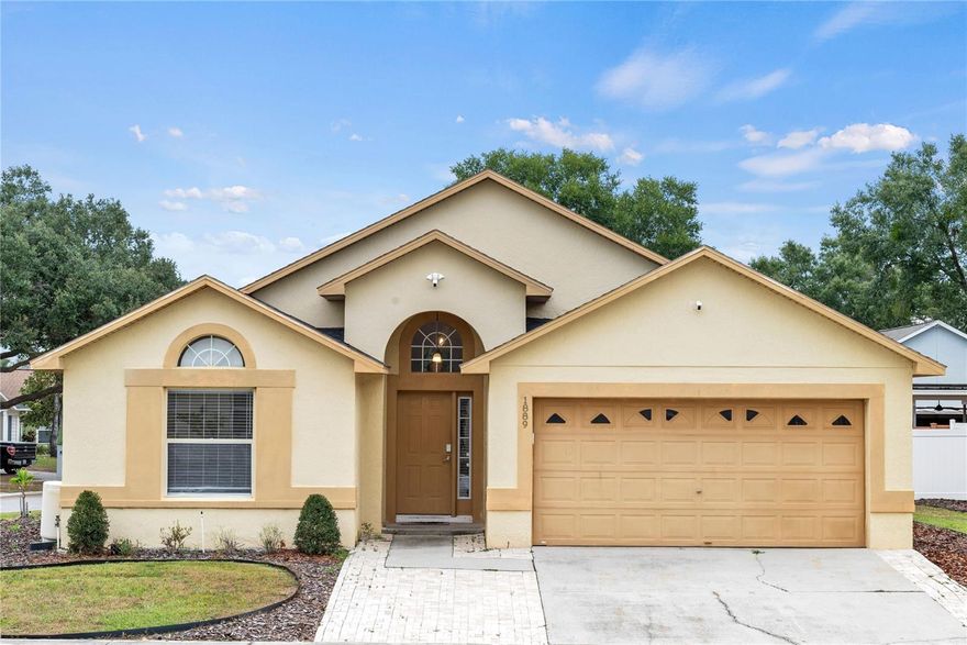 Welcome to the epitome of spacious and stylish living in Country Chase! This stunning 4-bedroom, 2-bathroom single-family home sits proudly on a generous .24-acre corner lot, offering both comfort and elegance. As you step inside, you'll be greeted by a bright and open floorplan that seamlessly blends functionality with a touch of luxury. Vaulted ceilings and arched entries create a warm and inviting atmosphere throughout the home. The heart of the house, the eat-in kitchen, effortlessly connects to the formal dining room and spacious family room, making it an ideal space for both everyday living and entertaining. The thoughtfully designed split bedroom floorplan provides privacy and convenience. The spacious primary bedroom is a true retreat, featuring a walk-in closet and a private bathroom complete with double vanity sinks, a relaxing garden bathtub, and a walk-in shower. An additional bedroom adjacent to the primary bedroom offers versatility – perfect for a nursery, home office, or a cozy reading nook. The two remaining bedrooms and a well-appointed bathroom are situated at the front of the home, providing a separate and defined space for rest and relaxation. The large open family room beckons you to unwind and leads seamlessly to the covered patio and a generously sized fenced yard – the perfect setting for outdoor gatherings and enjoying the Florida sunshine. This home is not just about style and comfort; it also offers practicality with a 2-car garage and indoor laundry room, ensuring both convenience and ample storage space. NEW Roof 2019, A/C 2022 and water heater 2022. Enjoy the convenience of being close to shops, dining, and major highways, making this property an excellent opportunity for both homebuyers and savvy investors alike.