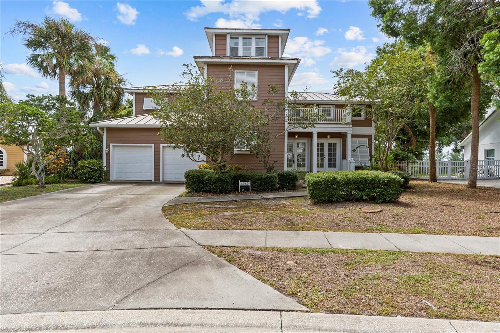 NO FLOOD Insurance needed Custom Key West-Inspired Waterfront Pool Home with Panoramic Views in Tarpon Springs!
Step into timeless charm and modern luxury with this one-of-a-kind custom-built 3-story loft home, inspired by a historic Key West residence. Nestled in the heart of Tarpon Springs, just a 10-minute stroll from the world-famous Sponge Docks, this 3 bed, 3 bath home offers an unmatched combination of character, comfort, and convenience.
From the moment you arrive, you’ll be captivated by stunning views from every level—including sweeping 360-degree vistas of the water, lush conservation lands, and the bustling Sponge Docks from the third-story bonus room—the perfect space for a home office, studio, or lounge. The open-concept great room features soaring ceilings, bathing the home in natural light and creating an airy, welcoming atmosphere.
Designed for both entertaining and everyday living, the chef’s kitchen includes a gas range, ample counter space, and a seamless flow into the dining and living areas. Upstairs, the loft-style library features a large built-in bookcase, providing plenty of space for your book collection, decor, or display pieces.
Step outside to your private backyard oasis, where a large pool and spa await—ideal for relaxing under the Florida sun. Best of all, the home and pool remained high and dry during recent storms, offering peace of mind in any season.
Located just minutes from Downtown Tarpon Springs, beautiful Gulf beaches, local parks, and vibrant shops and restaurants, this home delivers the best of Florida living with a historic twist.
Don’t miss your chance to own this truly unique coastal gem—schedule your private showing today!