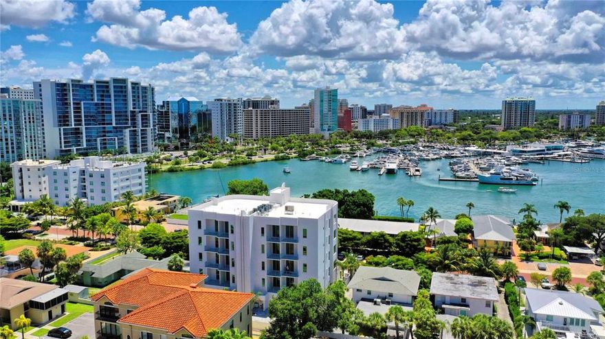 The Pearl is an exceptional and newer (2019) condominium in downtown Sarasota with a total of eight unique residences, two per floor, and no shared walls. The secure building leads to the entrance lobby and elevator which opens directly into your private foyer. Double doors lead to a bright and open floor plan with high ceilings and premium finishes throughout. The fabulous views of Sarasota Bay and the city are expansive and can be enjoyed from the main living area and the owner’s retreat. This well-designed floor plan has a spacious living room, dining room, and media room plus a well-equipped gourmet kitchen with European cabinetry, quartz countertops, tiled backsplash, and Jenn Aire appliances including a 6-burner gas stovetop and vented hood. Plenty of room for guests offering 3 bedrooms - each with an en-suite bath and access to an exterior terrace. In addition, there is an office, powder bath, laundry room with cabinets and wet sink, and a private enclosed 2-car garage. The owner’s retreat exudes luxury offering a generous-sized bedroom, two closets, a beautiful bath with extended vanity and plenty of storage, a separate soaking tub, an enclosed water closet, and a tiled shower with a built-in seat. Spend a relaxing afternoon by the heated pool & spa and enjoy a worry-free lock and leave lifestyle while you are on holiday. Golden Gate Point is a special neighborhood where you will often see folks walking or jogging along the brick-adorned streets. There are streetlights and doggie waste stations. It’s all about the location with easy access to St. Armand’s Circle and Lido Beach via the Ringling Causeway, plus everything Downtown Sarasota has to offer including parks, marinas, fine dining, tiki huts, and a plethora of arts and culture. Join the Golden Gate Point Association (GGPA) to meet new friends and par-take in community events.