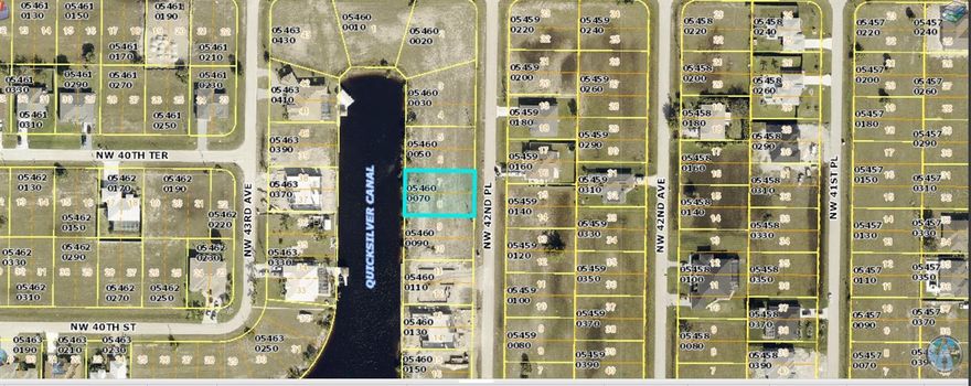Beautifull lot offers a unique opportunity to build the home of your dreams, Situated in Cape Coral a quiet area, with Canal Access, this land boasts panoramic views and is in a convenient location close to local amenities. With ample space to design and build, this lot is perfect for those looking to create their own personal paradise. Don't miss the change to turn the space this land into your HOME!!