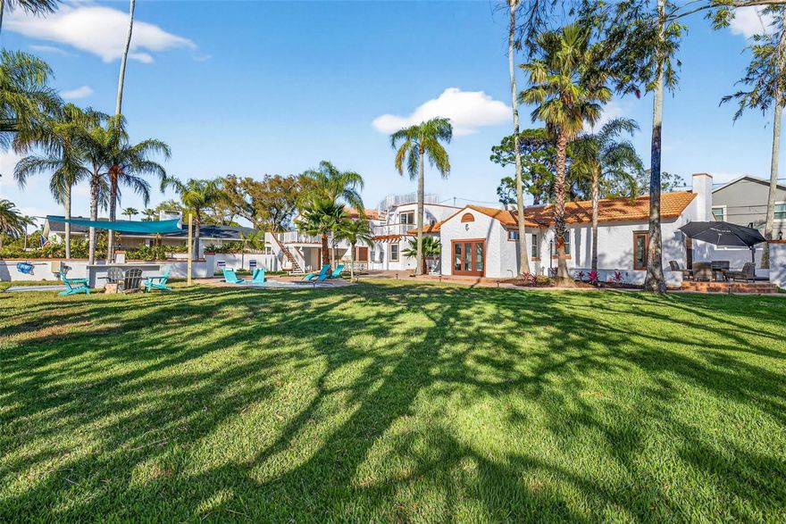 Welcome to 236 San Salvador Drive, a truly exceptional Spanish-style estate located in the highly sought after Dunedin Isles community. Experience captivating views overlooking St. Joseph Sound.  This fully remodeled property sits on an expansive 2¼ lots and offers a rare combination of luxury living, privacy, and outstanding income-producing potential.

The stunning main residence features 4 bedrooms and 2 bathrooms, beautifully updated with high-end finishes throughout. The entire property has undergone an extensive renovation, including brand-new appliances, three new A/C units, and a newly constructed pool, creating a move-in-ready coastal retreat.

Adding incredible versatility, the estate includes two separate private apartments, each with access to a dedicated laundry room, making them ideal for guest accommodations, multigenerational living, long-term rental income, or short-term vacation opportunities.

Step outside to your own private oasis where a newly added pool and pool bath create the perfect setting for relaxing or entertaining. A charming brick-paved walkway winds through lush, mature landscaping, leading to multiple secluded sitting areas—perfect for enjoying Dunedin’s spectacular sunset views over the water.

Privacy and curb appeal abound with a four-foot privacy wall surrounding the front and side of the property, while the oversized corner lot provides ample space for RV and boat parking—a rare find this close to the water.

Whether you are seeking a luxury primary residence, a coastal compound, or an exceptional income-producing investment, this one-of-a-kind Dunedin Isles property offers endless possibilities in one of Florida’s most desirable waterfront communities.

Buyer or Buyer's agent to confirm all leasing restrictions and rules with the City of Dunedin
Room sizes are deemed reliable, but to be confirmed by Buyer(s).