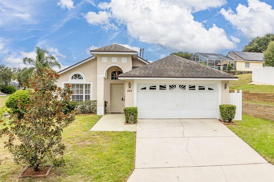 Vacation rental, long term rental, retreat or full time residence, this home can easily be any of these.

This beautifully maintained pool home offers easy access to all major attractions that central Florida has to offer. Davenport was ranked one of the top 10 places, (ranking #3), to buy a vacation home by CNBC.
Attention to detail is obvious, from the lovely décor, including character mosaics in the pool, custom made cabinetry, and nicely equipped game room providing plenty of indoor activities. The garage floor is finished with a vinyl tile that allows you to easily convert it back to a fully functioning garage, if you decide to make this beautiful home your full time sanctuary.

This home has a superior location in the neighborhood as it backs onto an open grassed space with no neighbors immediately behind.  The screened pool deck has been extended to give much more room to enjoy the outdoors, warmth and sunshine.

A property, and opportunity like this are rare, so don’t delay in scheduling your personal showing.